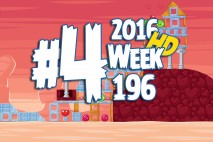 Angry Birds Friends 2016 Valentine’s Tournament Level 4 Week 196 Walkthrough
