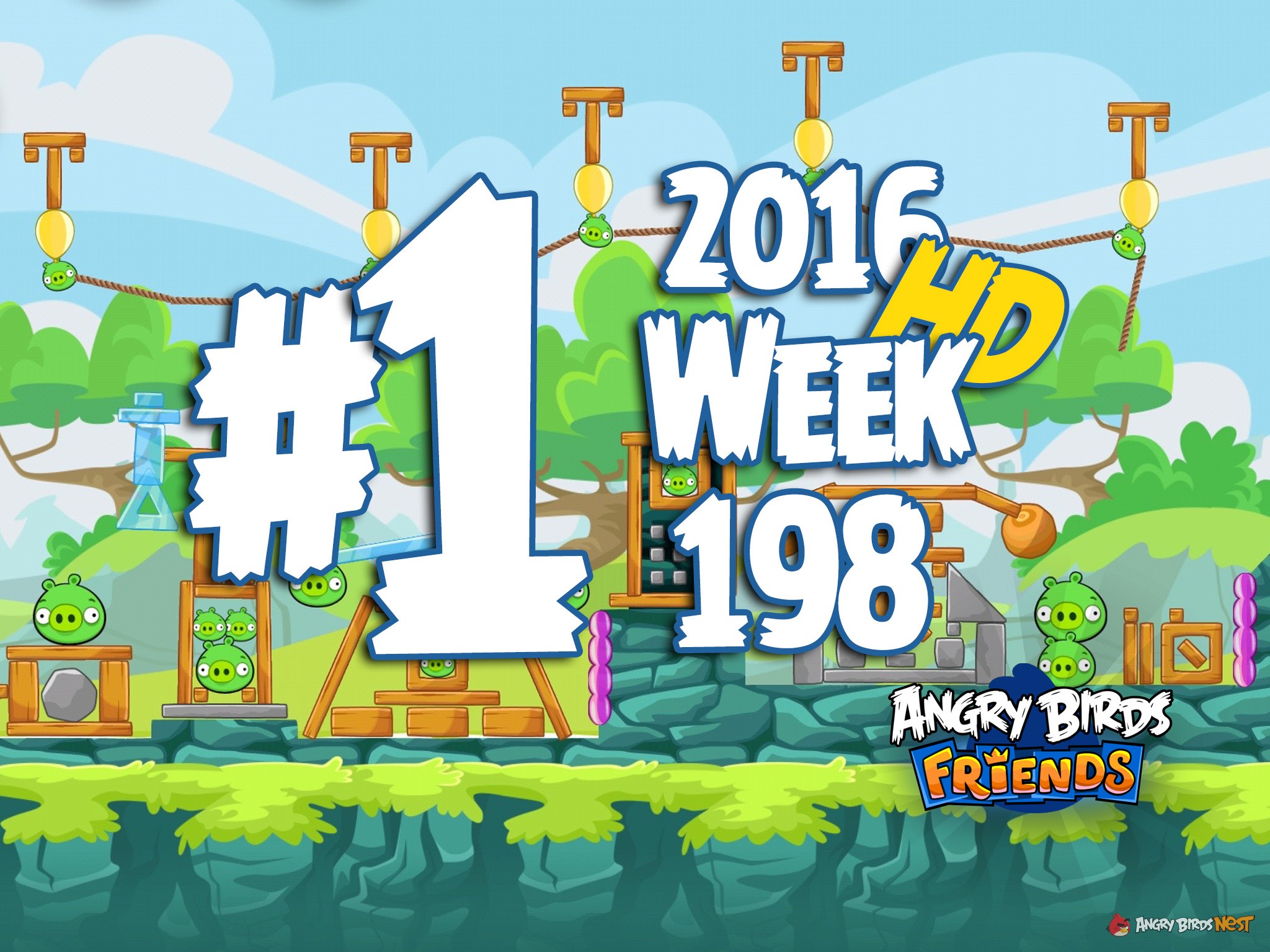 Angry Birds Friends Week 198 Level 1
