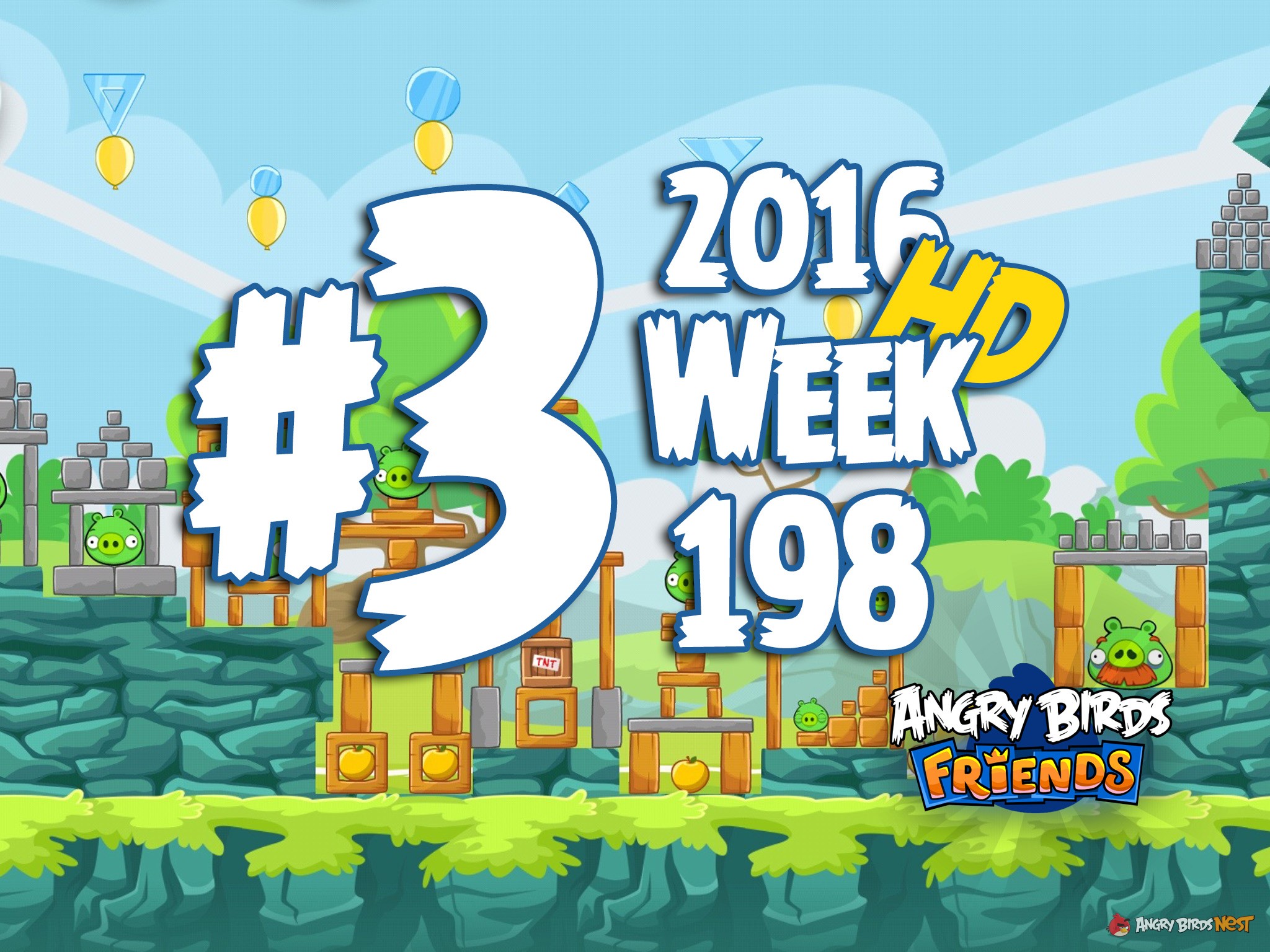 Angry Birds Friends Week 198 Level 3