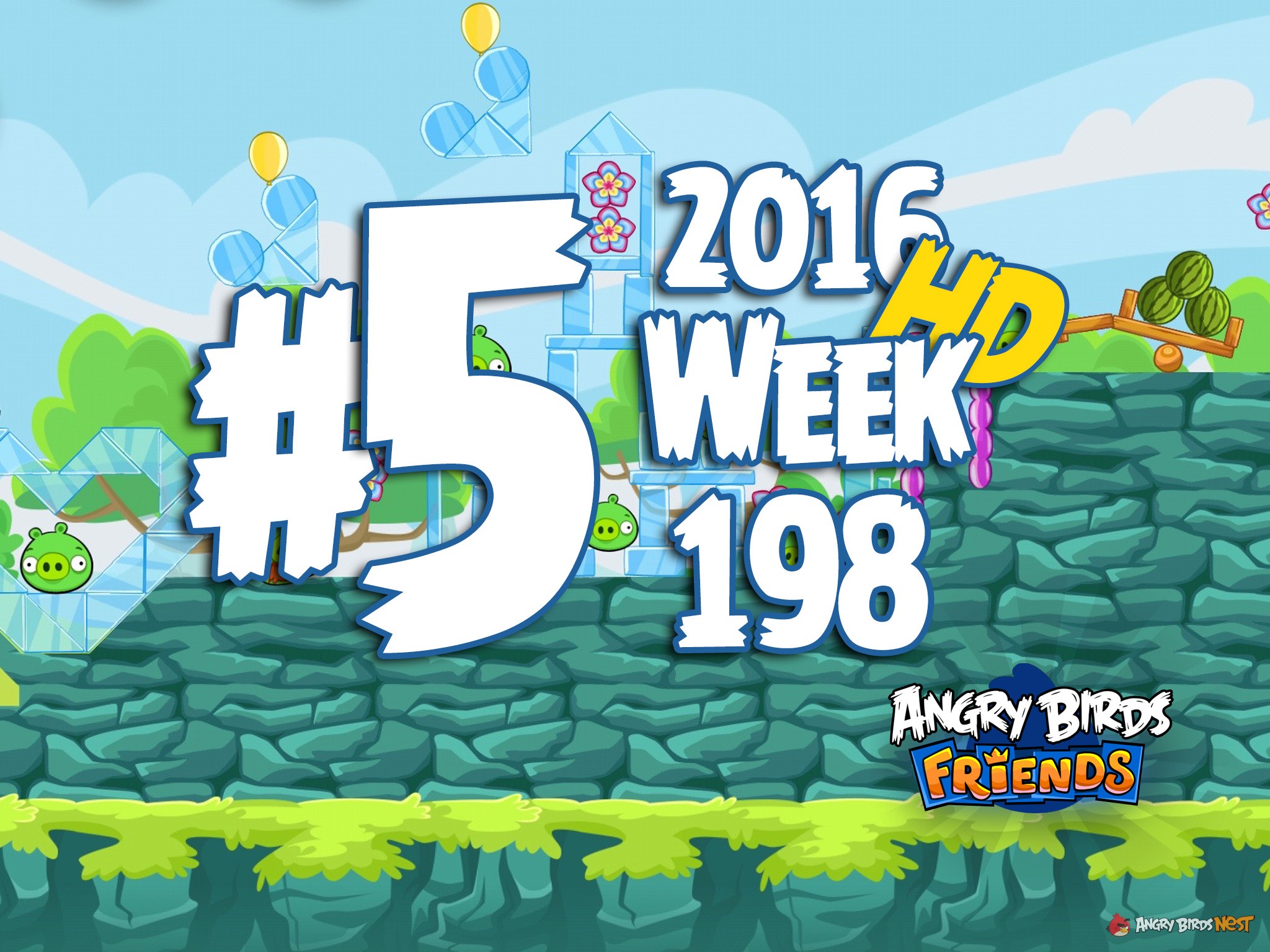 Angry Birds Friends Week 198 Level 5