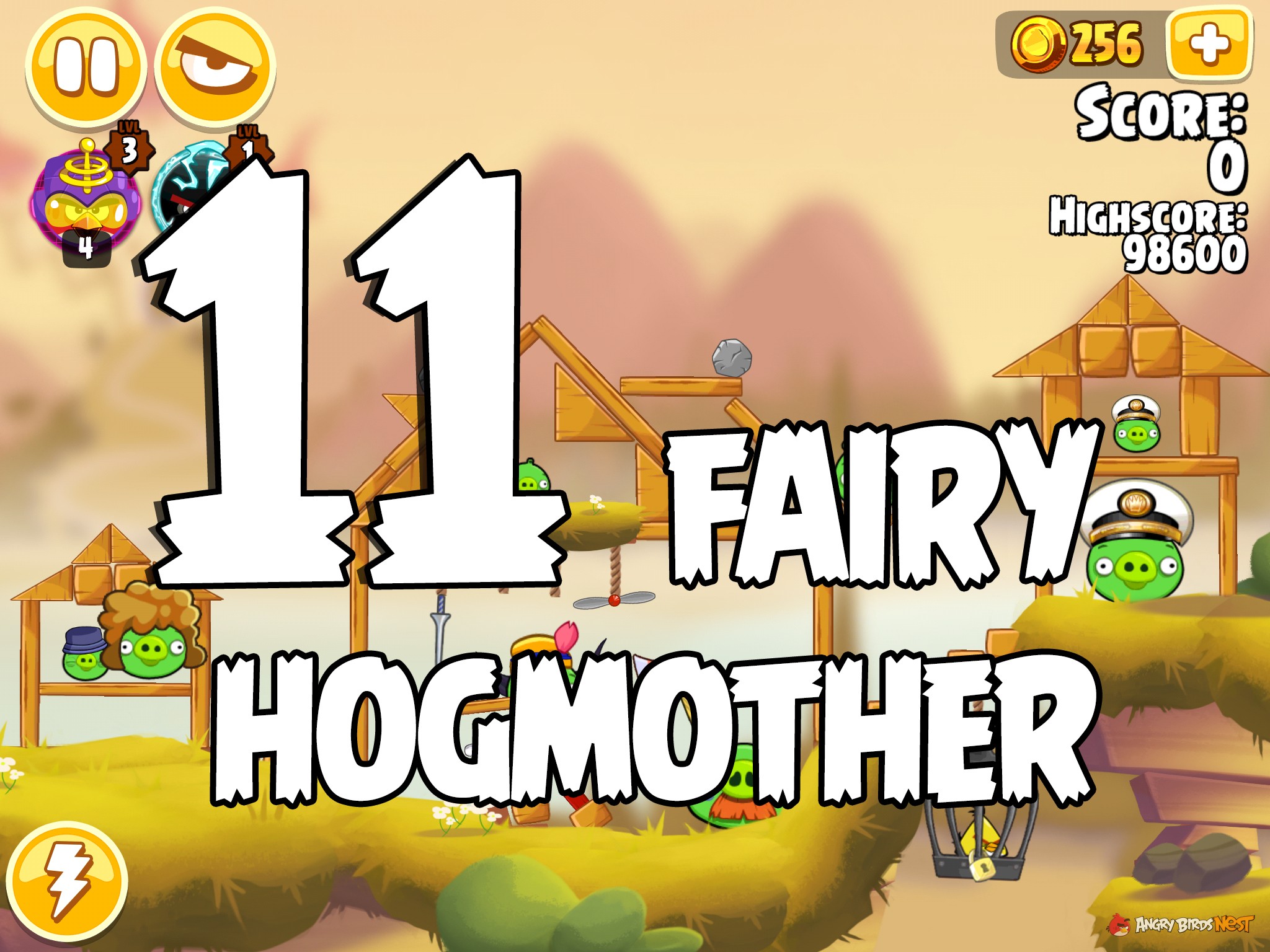 Angry Birds Seasons Fairy Hogmother Level 1-11