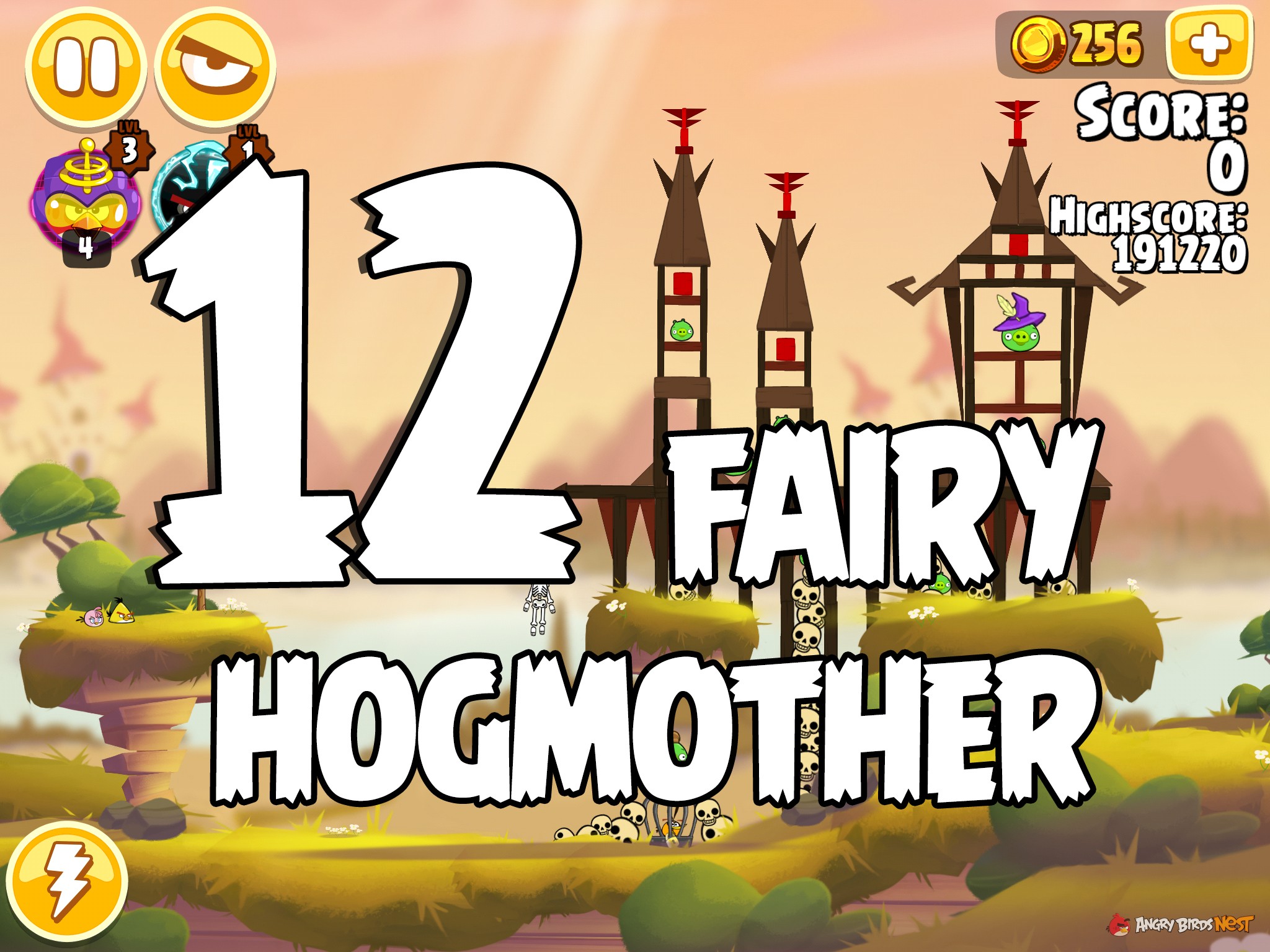 Angry Birds Seasons Fairy Hogmother Level 1-12