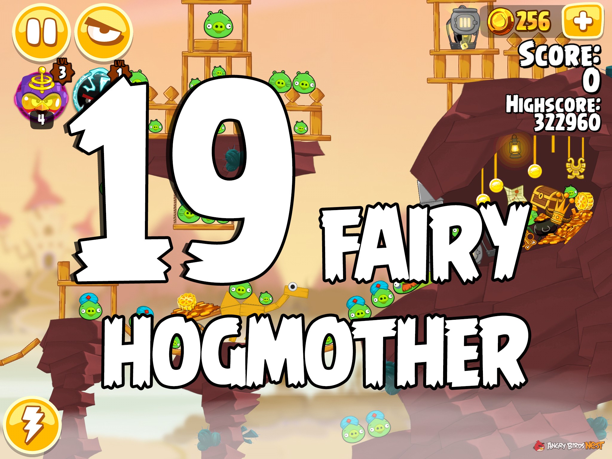 Angry Birds Seasons Fairy Hogmother Level 1-19