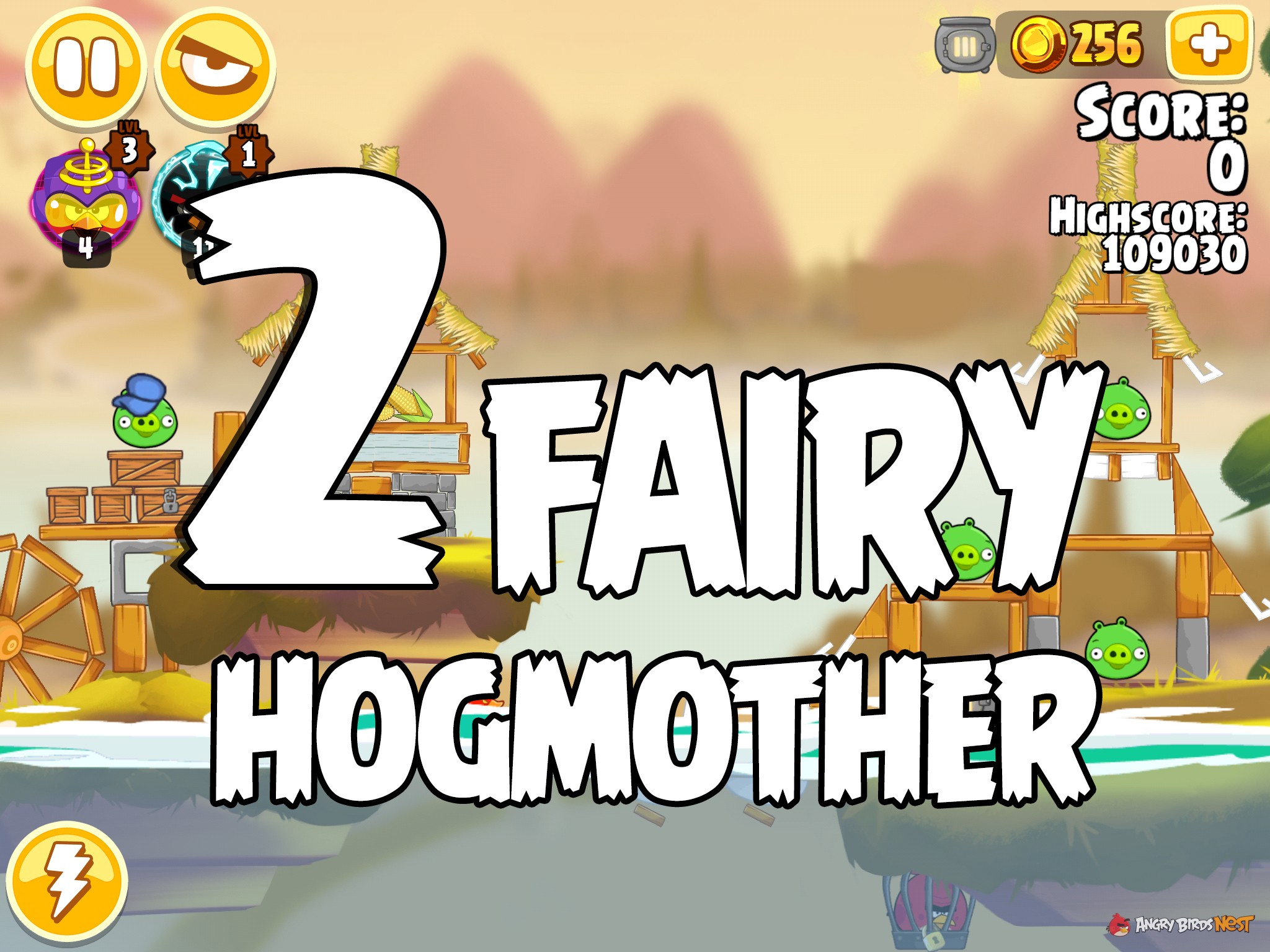 Angry Birds Seasons Fairy Hogmother Level 1-2