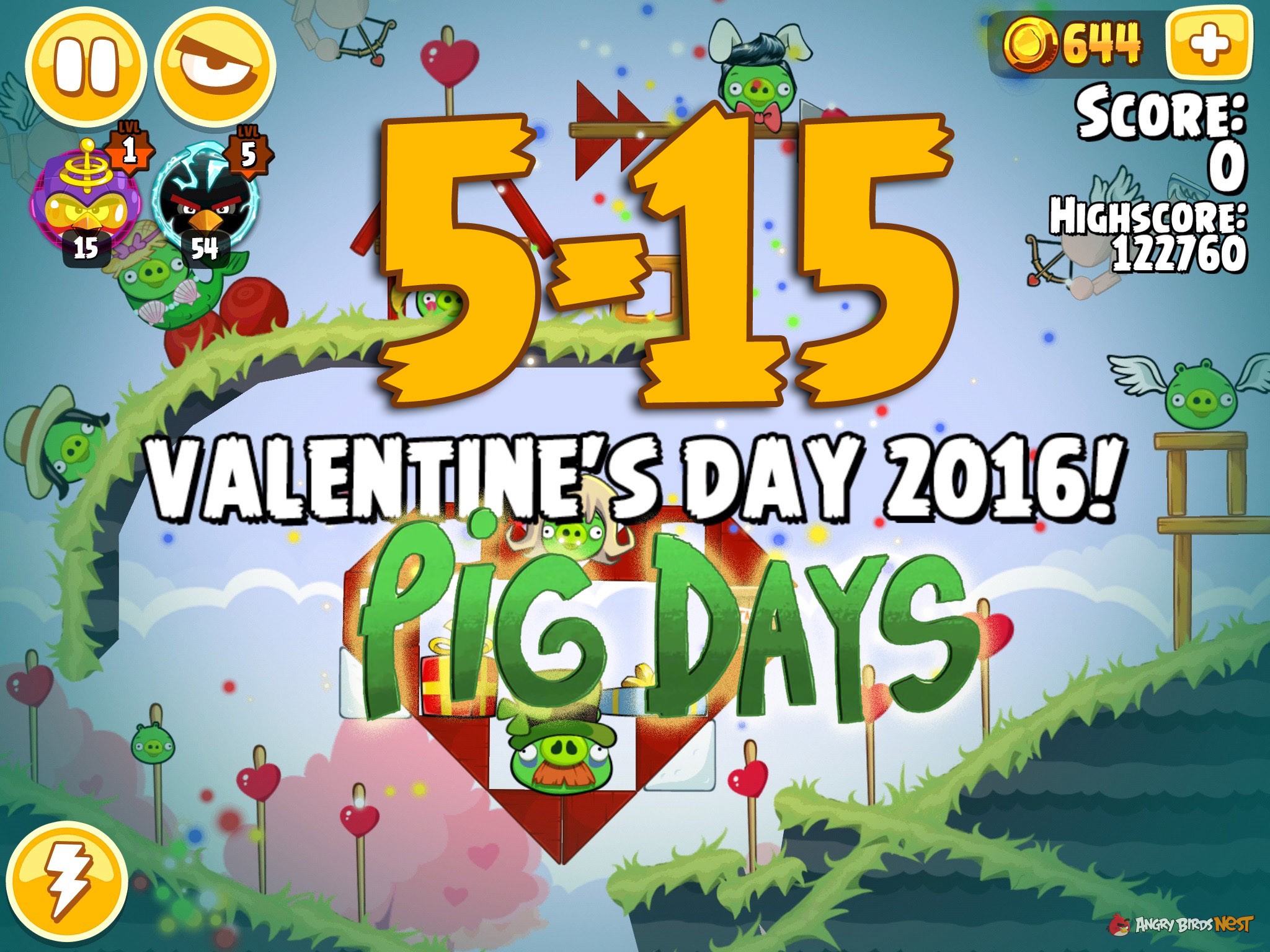 Angry Birds Seasons Pig Days Chapter 5 Level 5-15