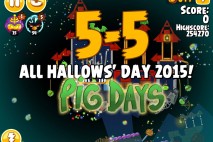 Angry Birds Seasons The Pig Days Level 5-5 Walkthrough | All Hallows’ Day 2015