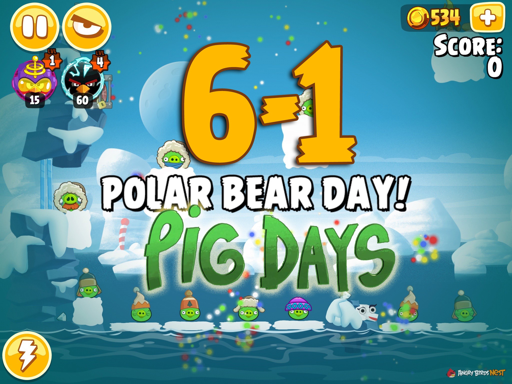 Angry Birds Seasons Pig Days Chapter 6 Level 6-1