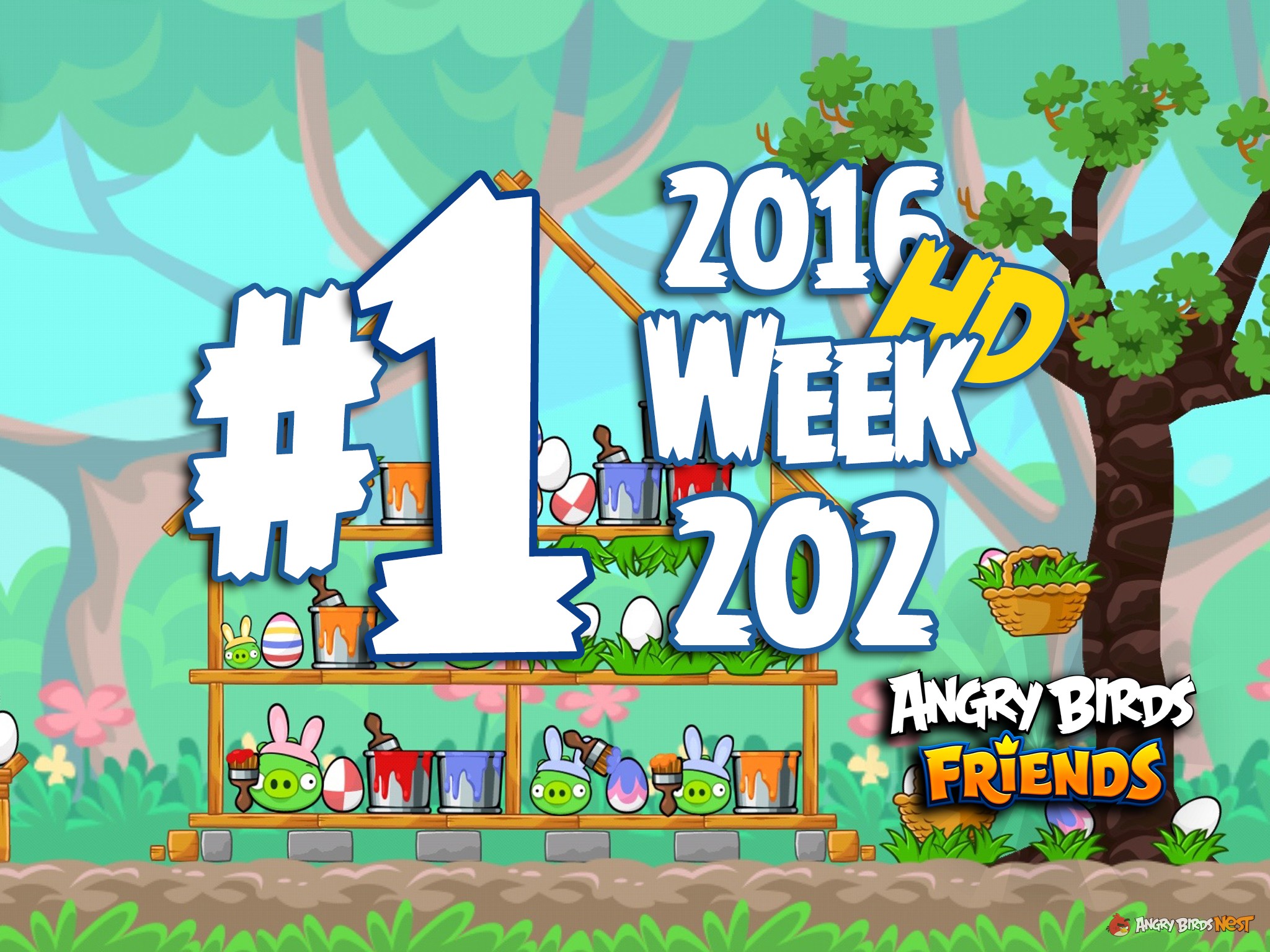 Angry Birds Friends Tournament Level 1 Week 202 Walkthrough | March 24th 2016