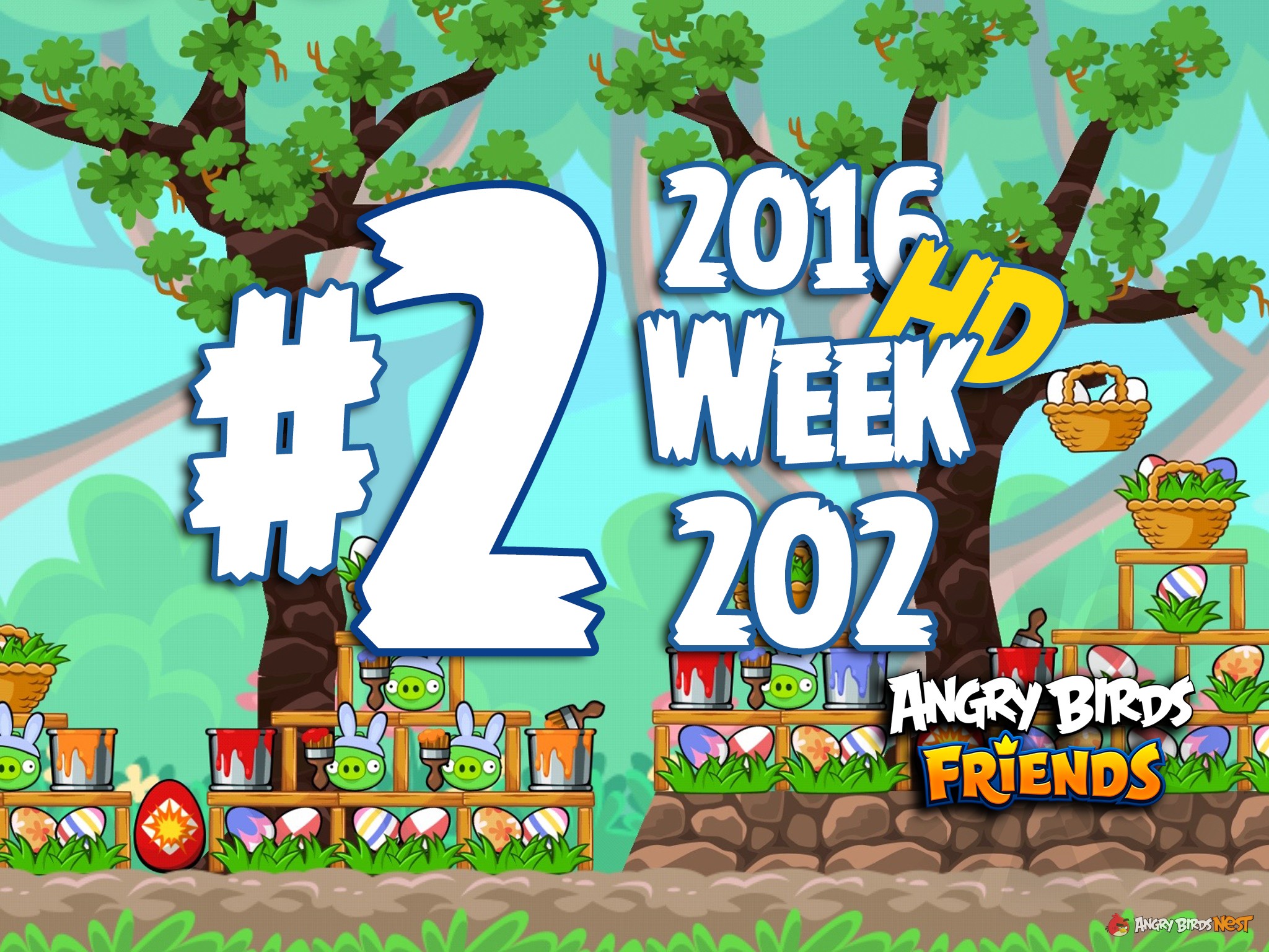 Angry Birds Friends Tournament Level 2 Week 202 Walkthrough | March 24th 2016