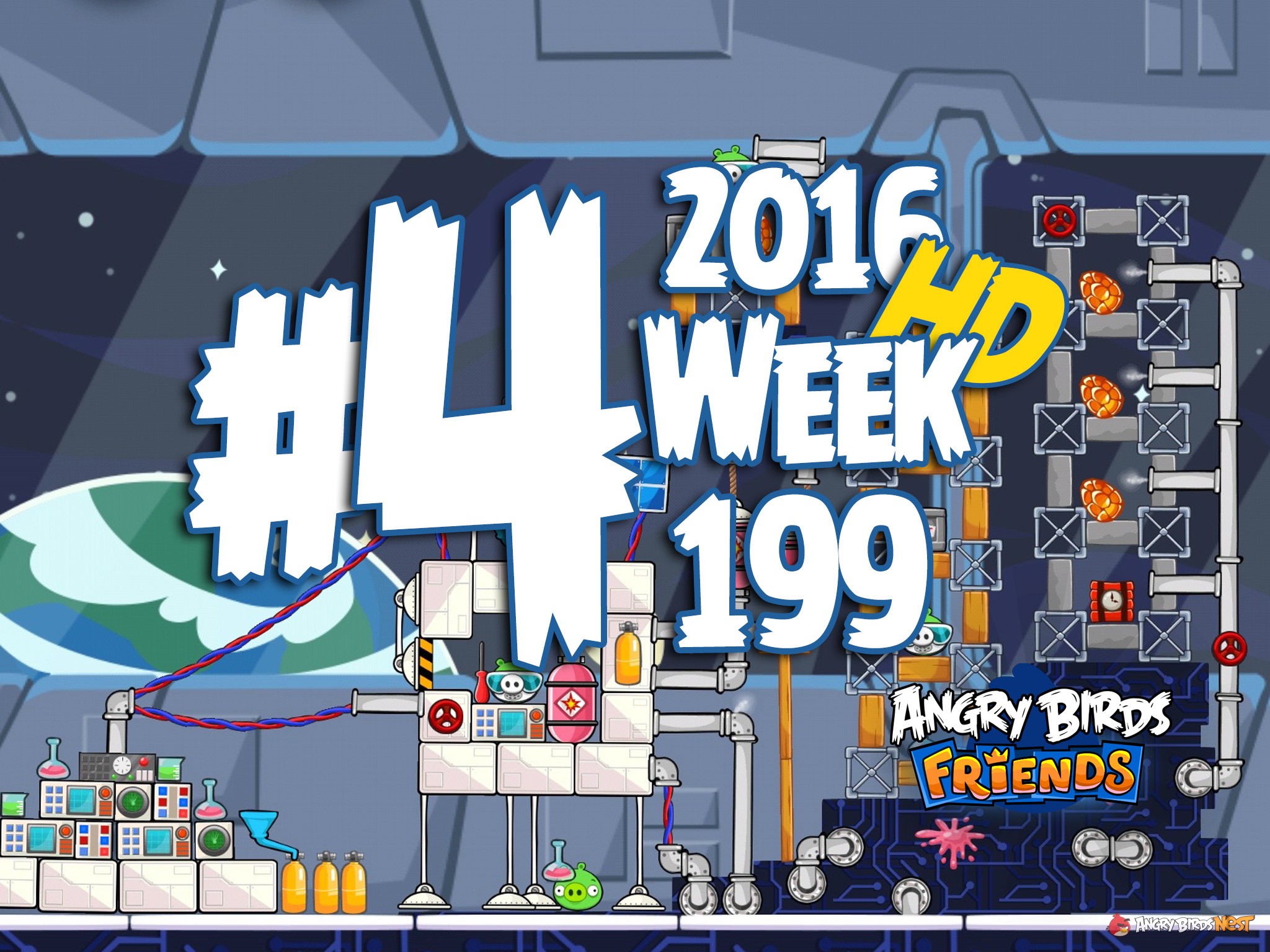 Angry Birds Friends Week 199 Level 4