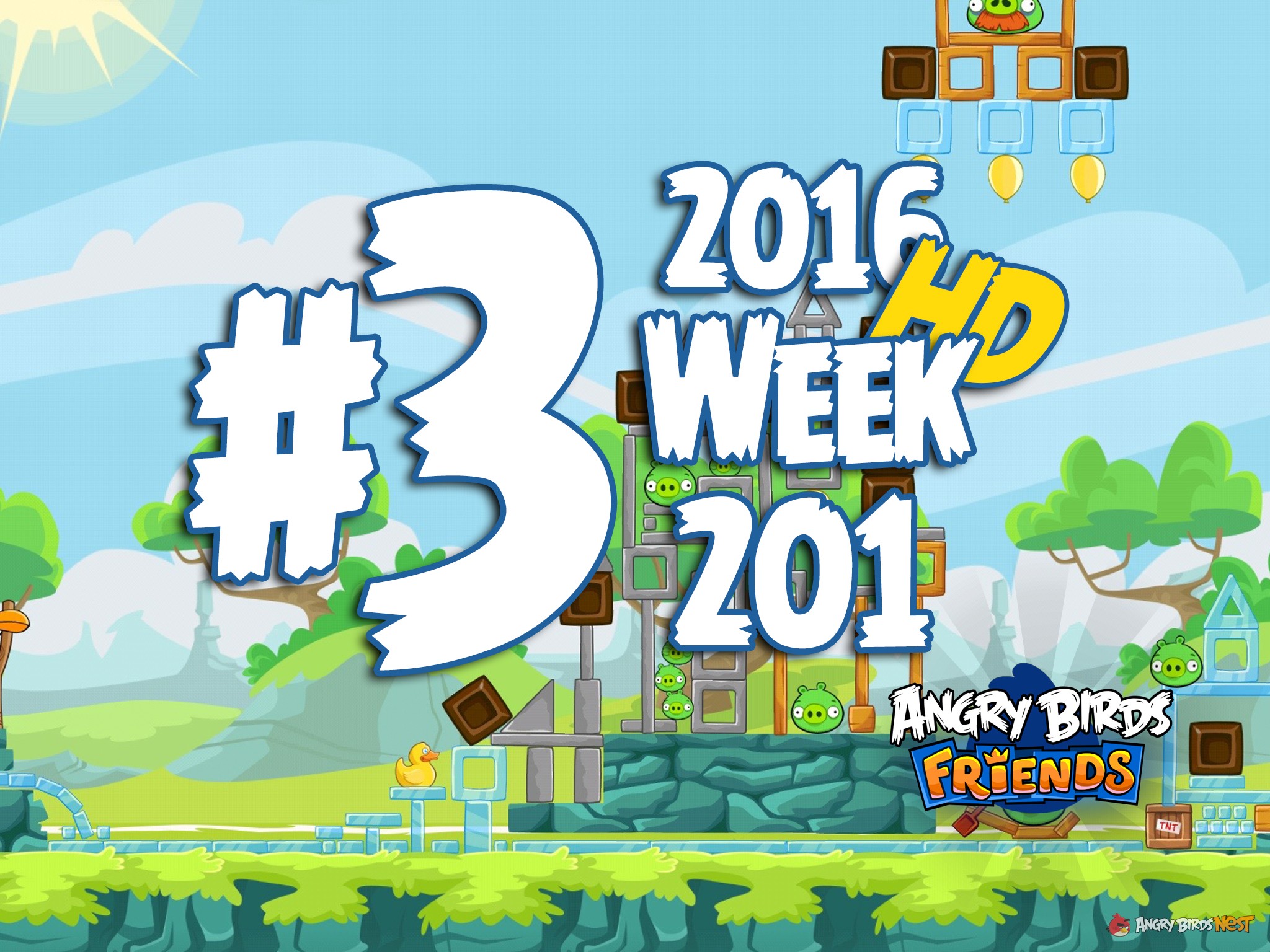 Angry Birds Friends Week 201 Level 3