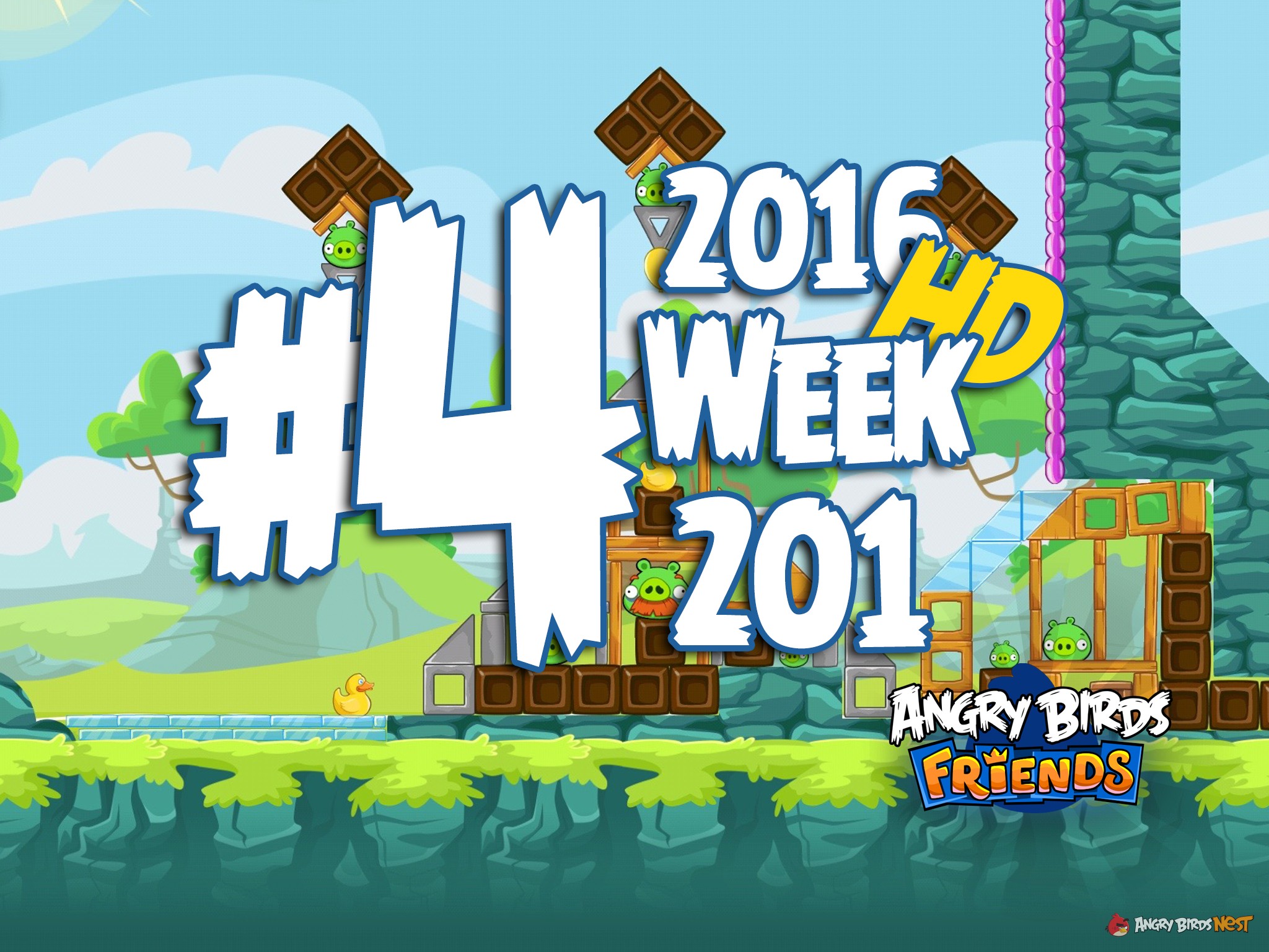 Angry Birds Friends Week 201 Level 4