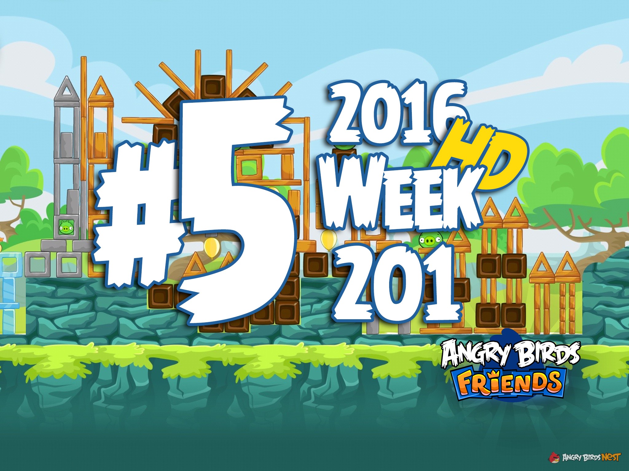 Angry Birds Friends Week 201 Level 5