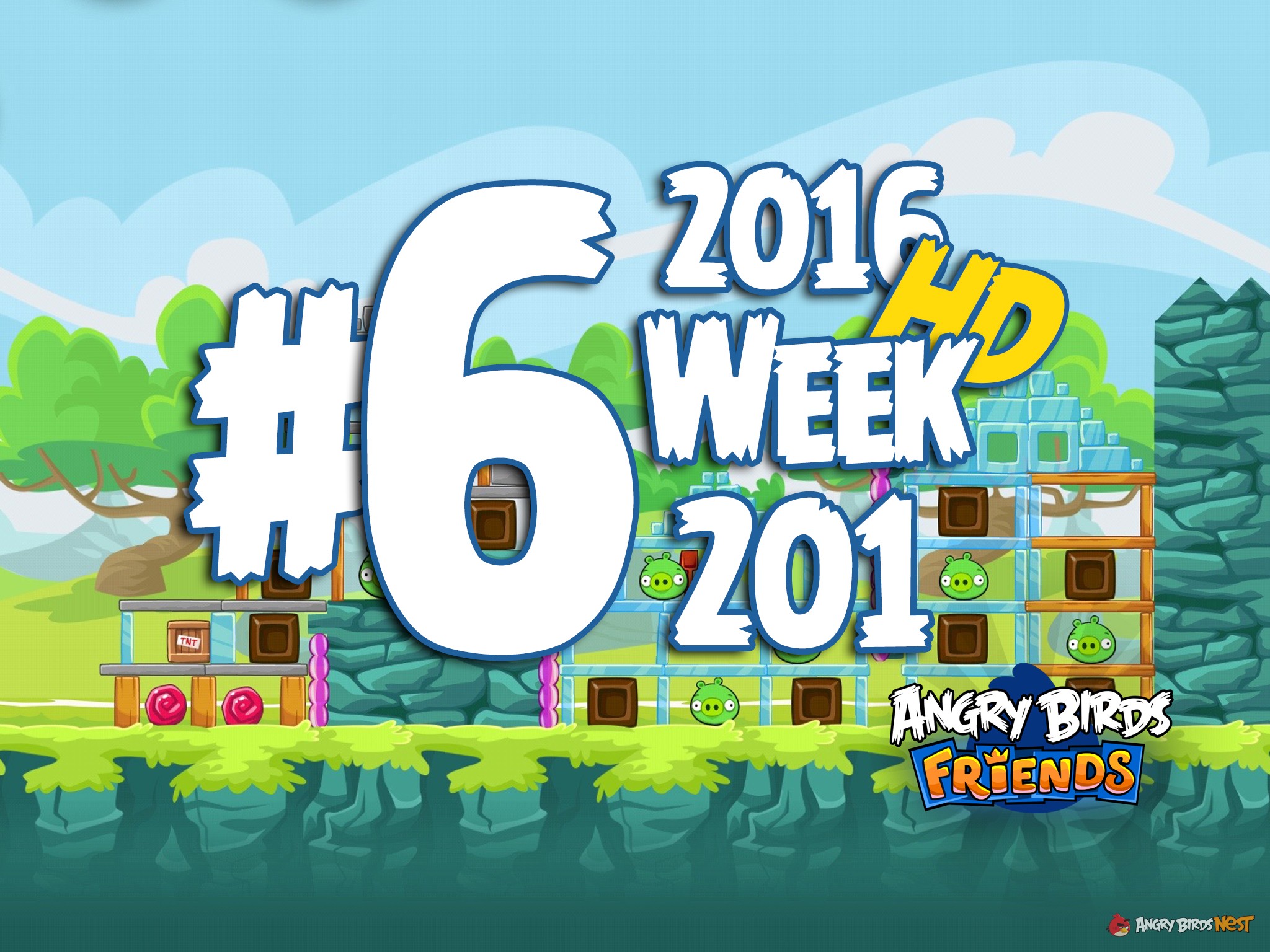 Angry Birds Friends Week 201 Level 6