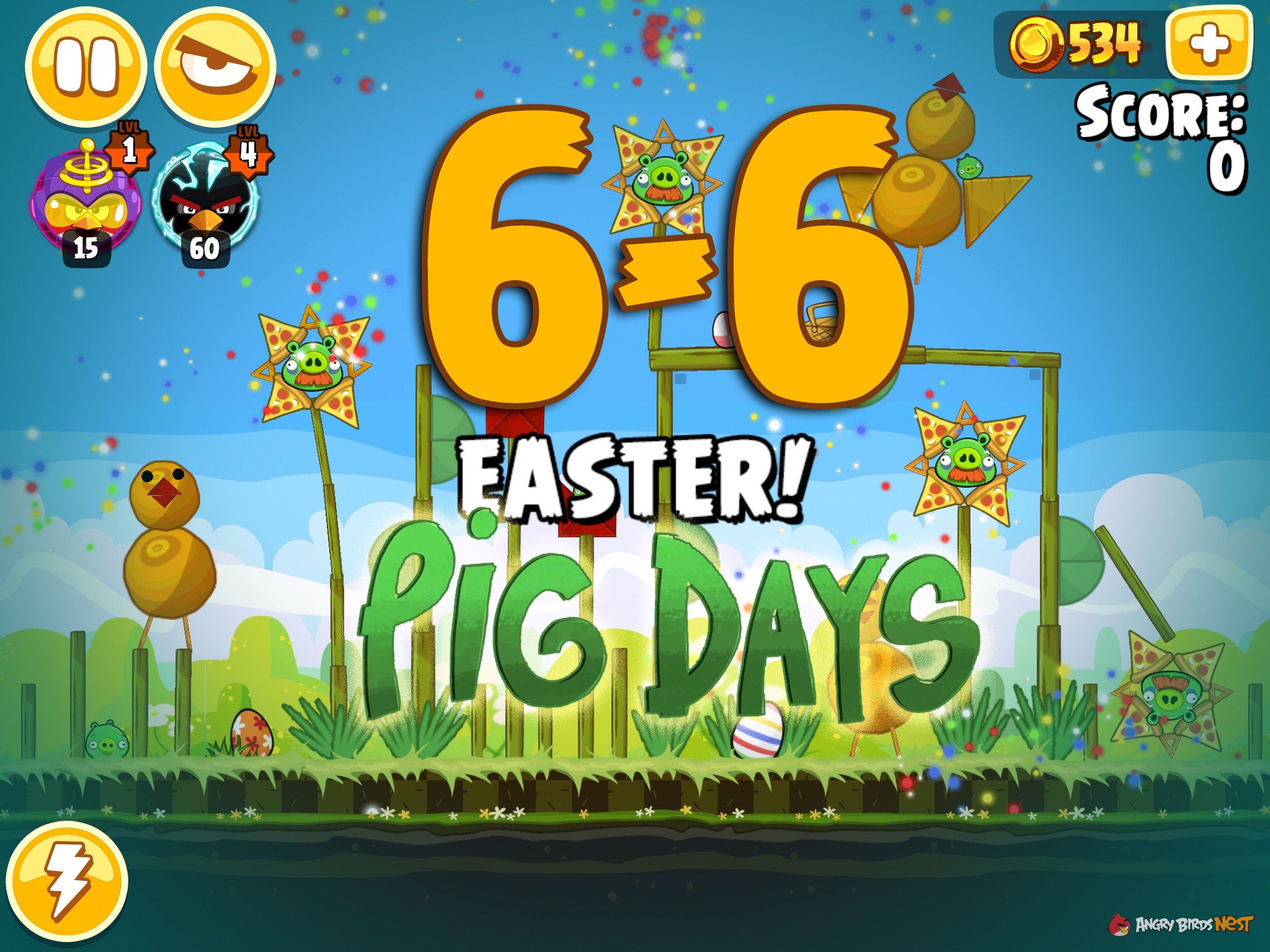 Angry Birds Seasons Pig Days Chapter 6 Level 6-6
