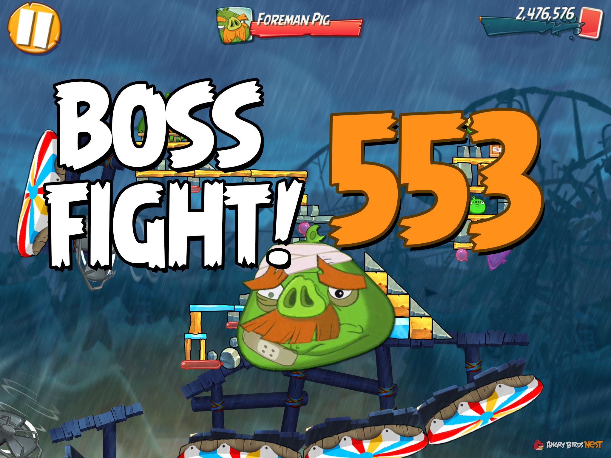 Angry Birds 2 Boss Fight Level 553