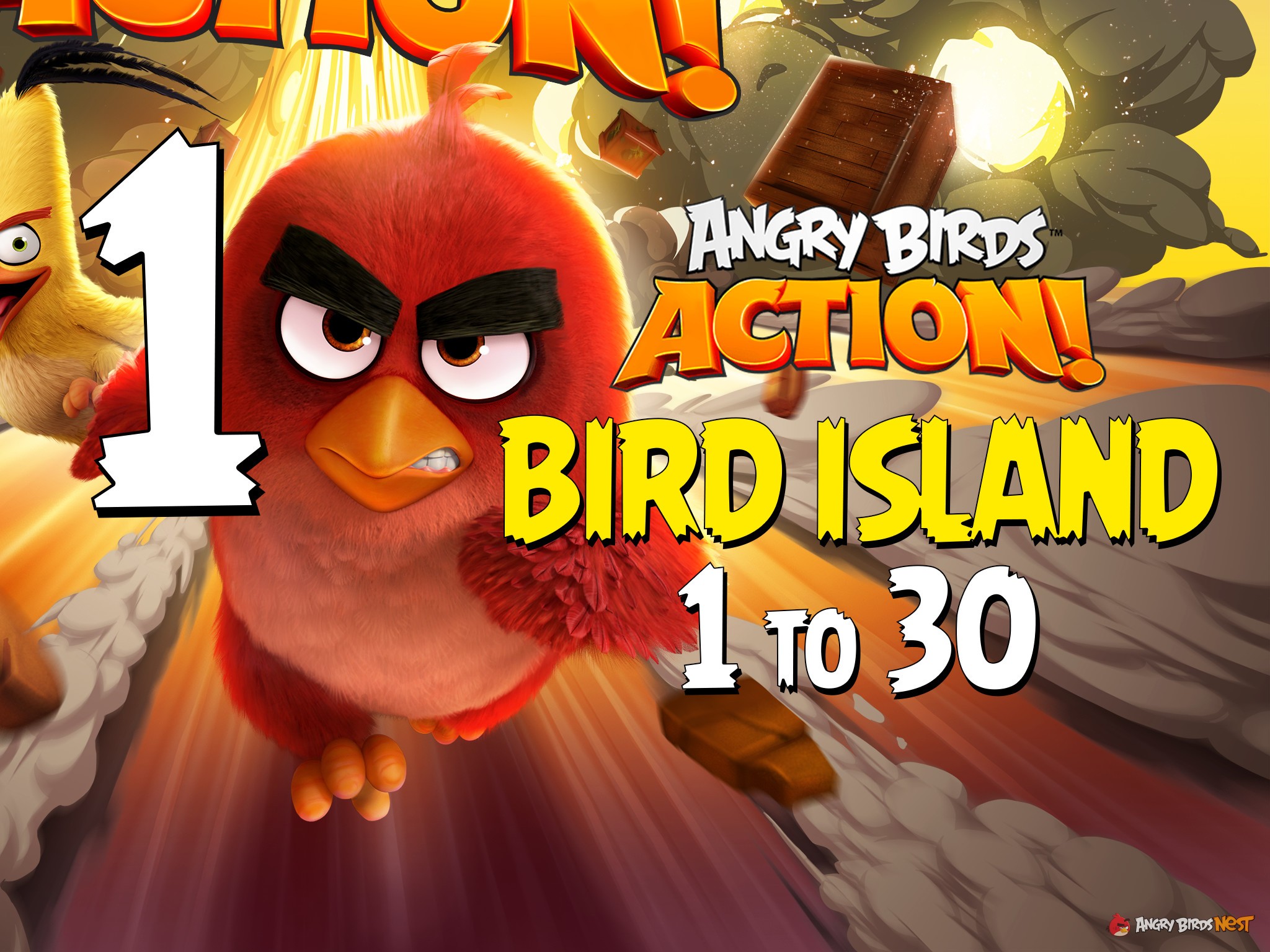 Angry Birds Action! Part 1 - Levels 1 to 30 - Bird Island