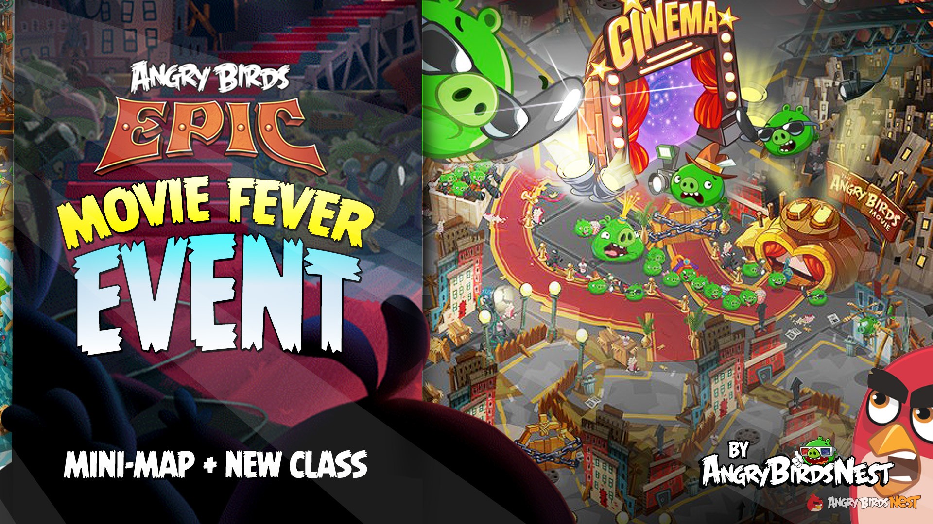 Angry Birds Epic Special Movie Fever Mini-Map Event - 1920x1080