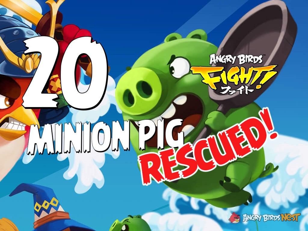 Angry Birds Fight! Minion Pig Rescued!