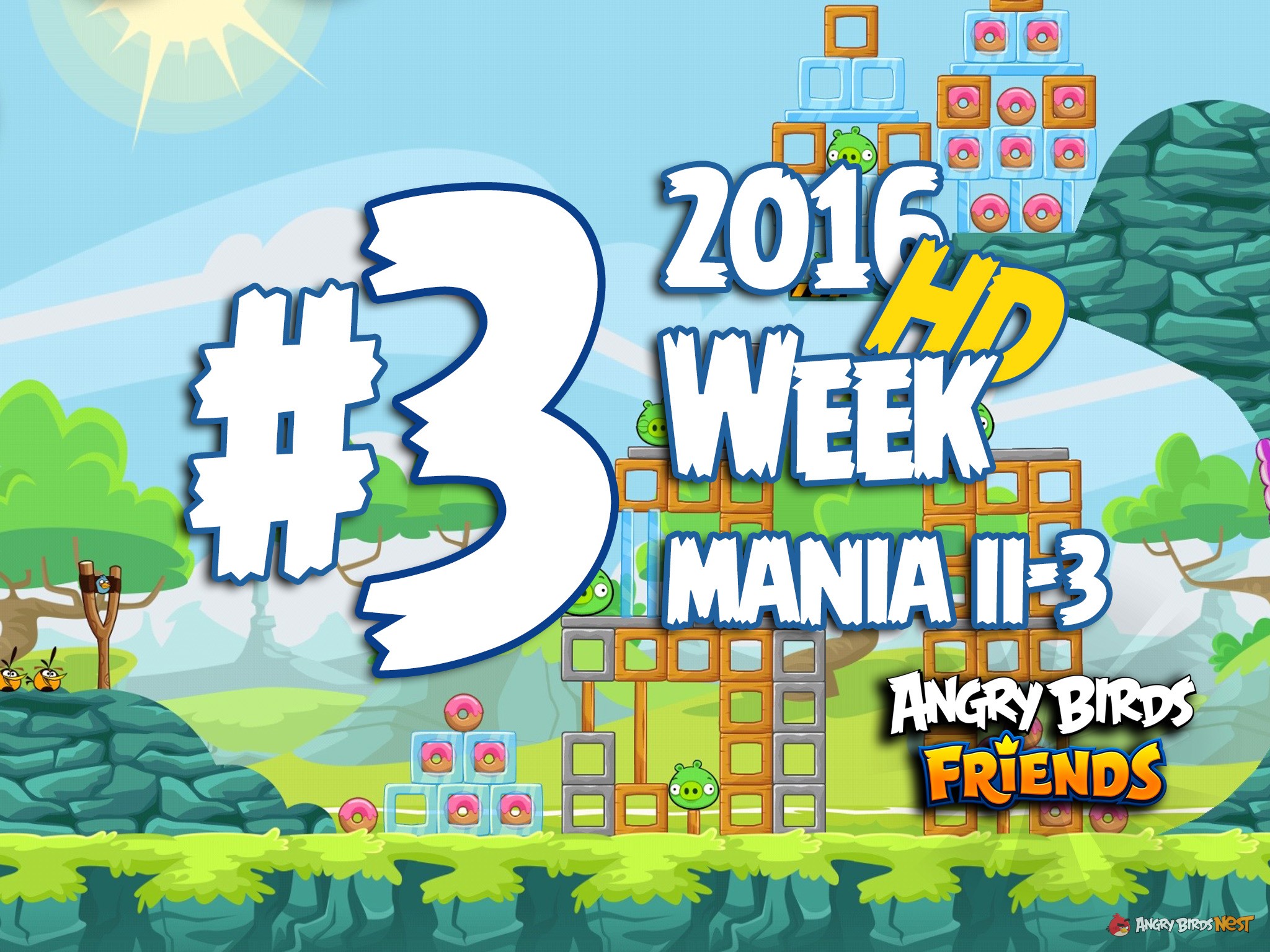 Angry Birds Friends Tournament Level 3 Week 204 Walkthrough | April 14th 2016