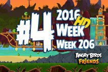 Angry Birds Friends 2016 Pirate Tournament Level 4 Week 206 Walkthrough