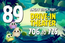 Angry Birds POP! Levels 706 to 725 – Drive-In Theater Walkthroughs
