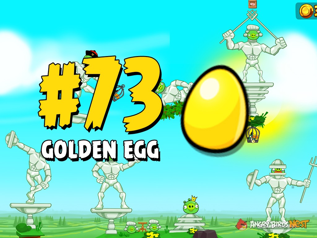 Angry Birds Seasons Marie Hamtoinette Golden Egg #73