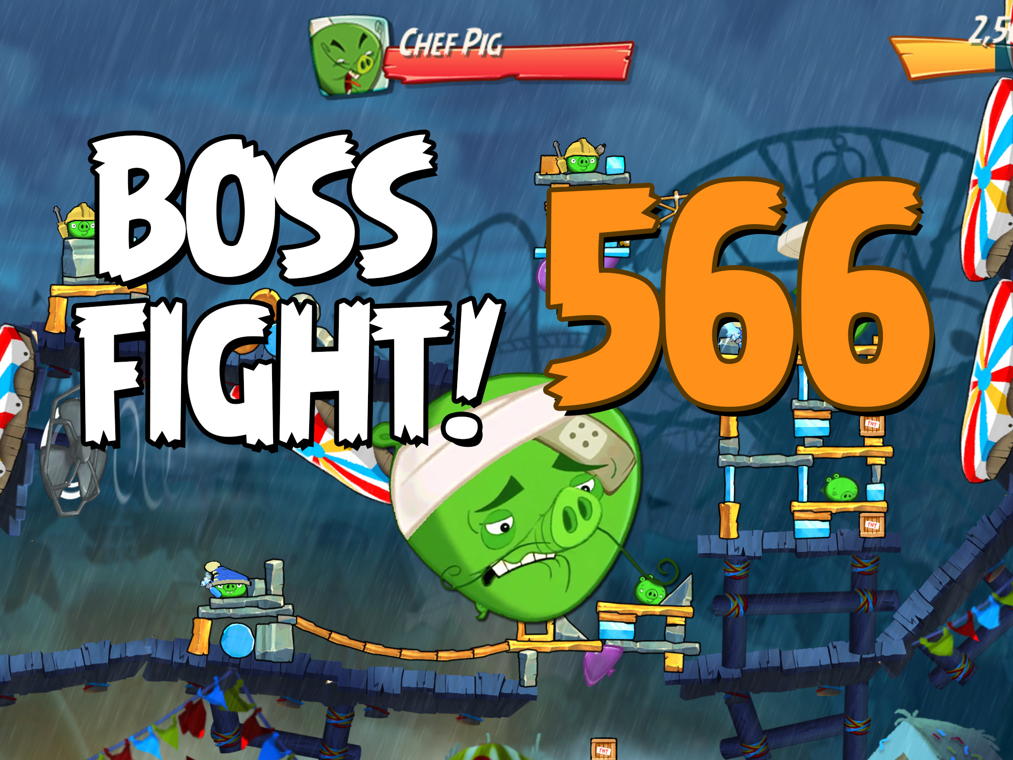 Angry Birds 2 Boss Fight Level 566