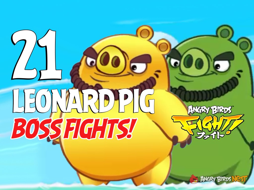 Angry Birds Fight! Leonard Pig Boss Fights!
