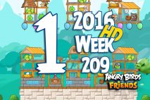 Angry Birds Friends 2016 Tournament Level 1 Week 209 Walkthrough
