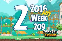 Angry Birds Friends 2016 Tournament Level 2 Week 209 Walkthrough