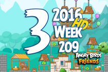 Angry Birds Friends 2016 Tournament Level 3 Week 209 Walkthrough