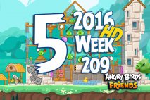 Angry Birds Friends 2016 Tournament Level 5 Week 209 Walkthrough