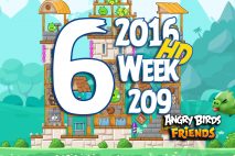 Angry Birds Friends 2016 Tournament Level 6 Week 209 Walkthrough