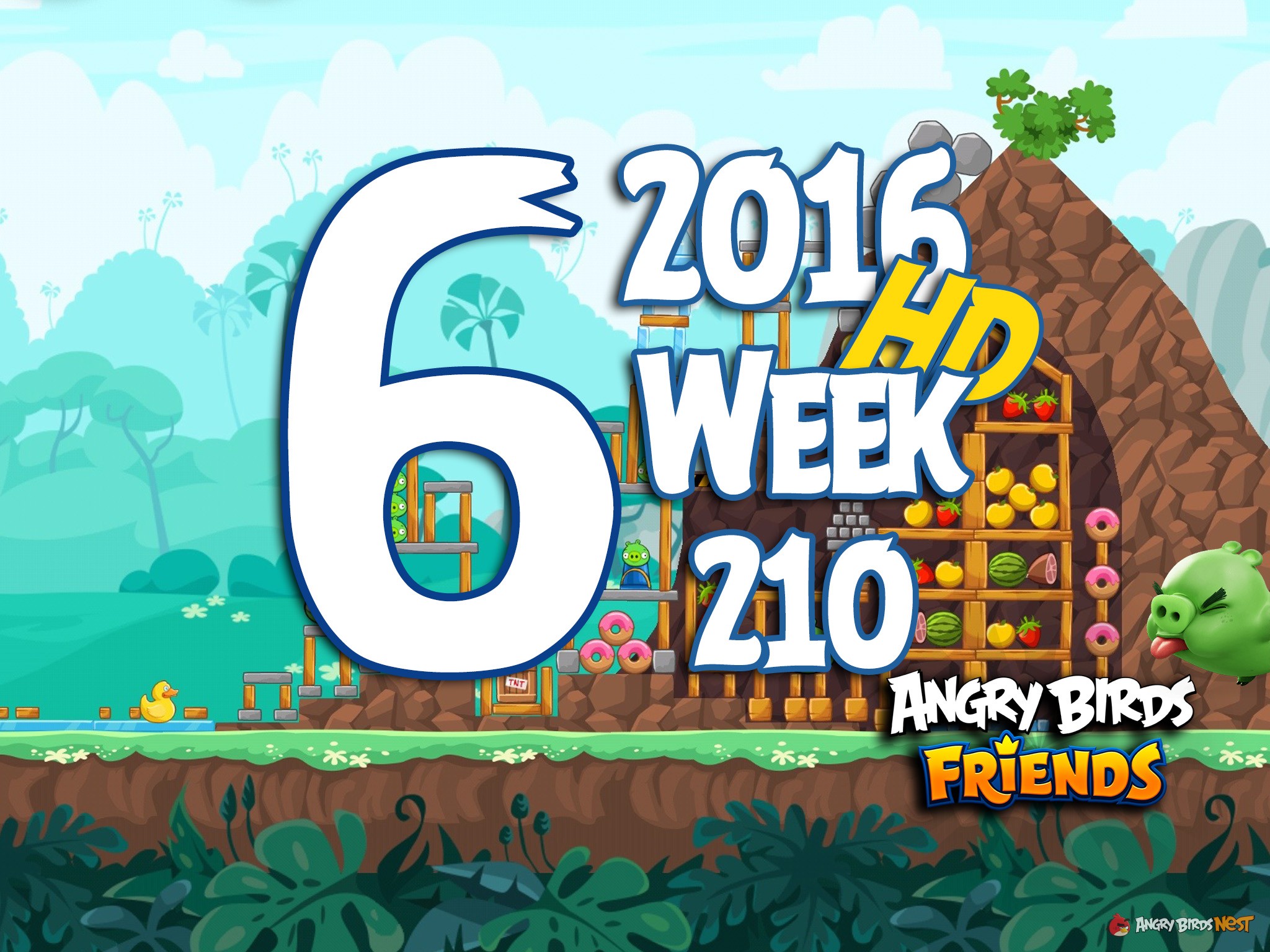 Angry Birds Friends Tournament Level 6 Week 210 Walkthrough | May 26th 2016