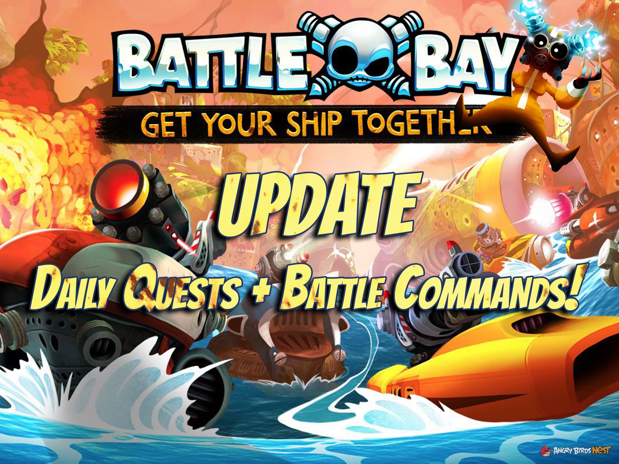 Battle Bay Update adds Daily Quests Battle Commands