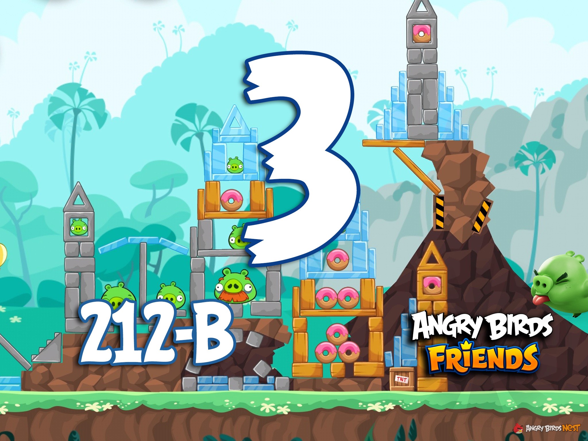 Angry Birds Friends Tournament Level 3 Week 212B Walkthrough