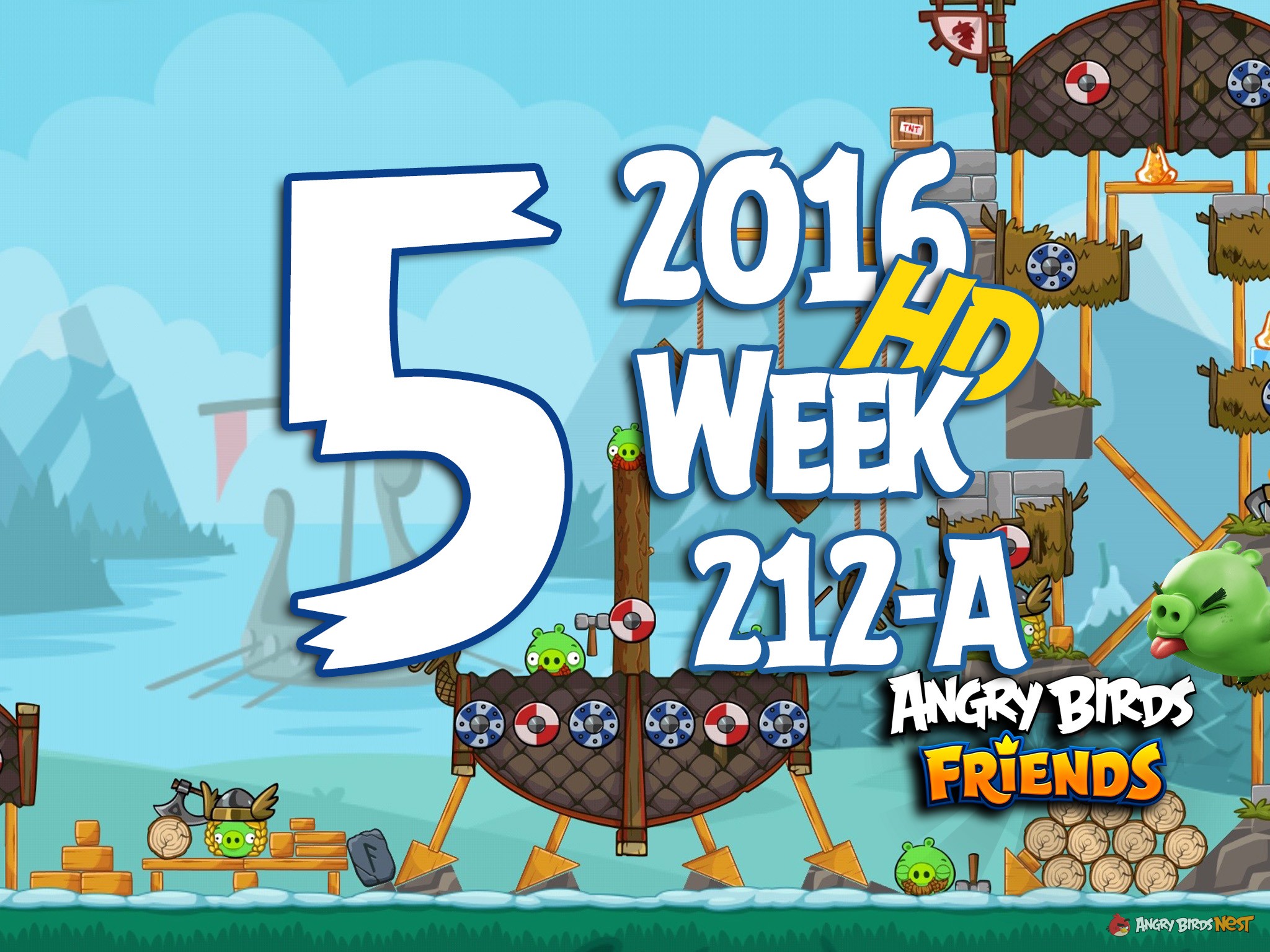 Angry Birds Friends Tournament Level 5 Week 212 Walkthrough | 2016