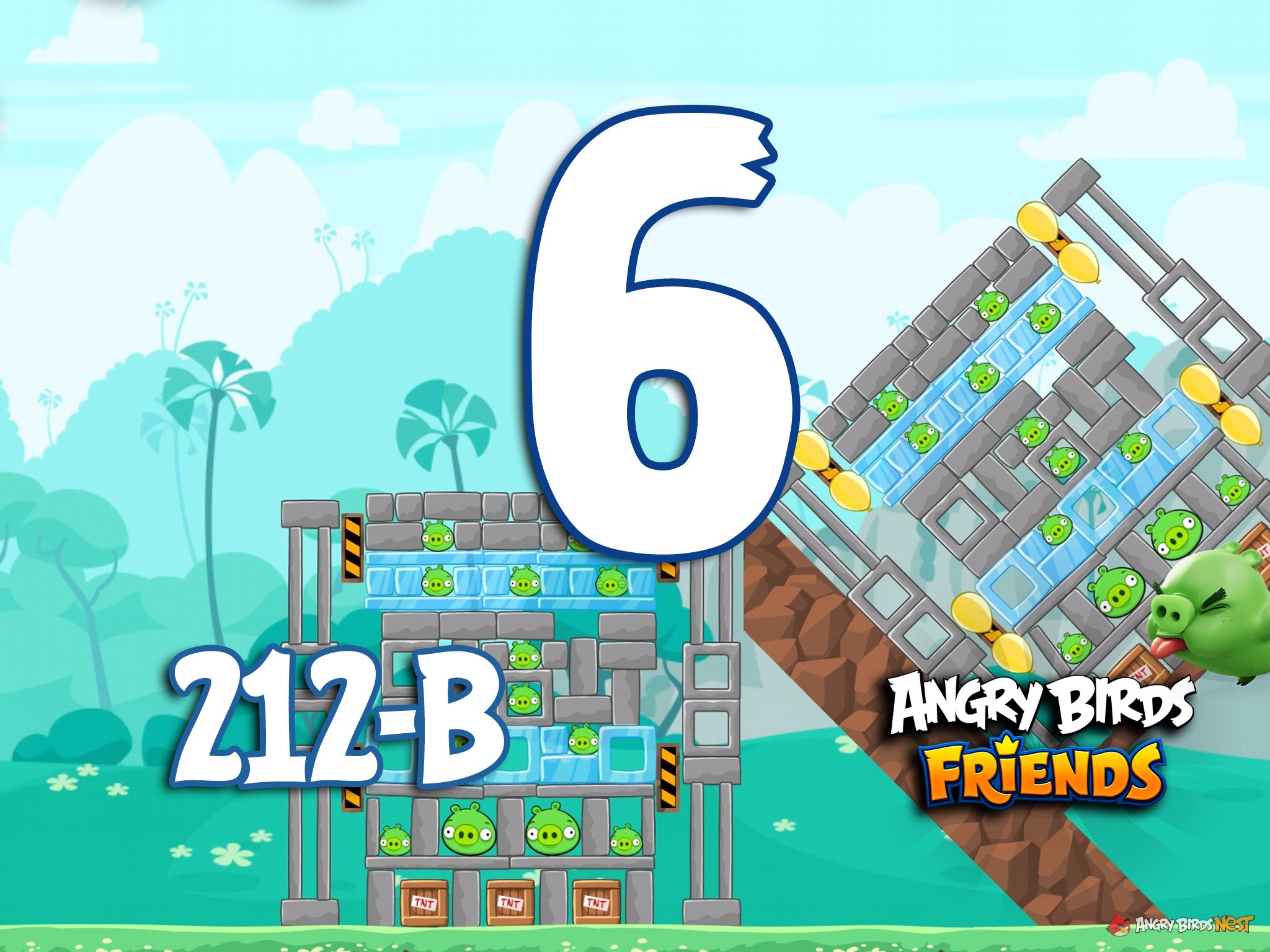 Angry Birds Friends Tournament Level 6 Week 212B Walkthrough