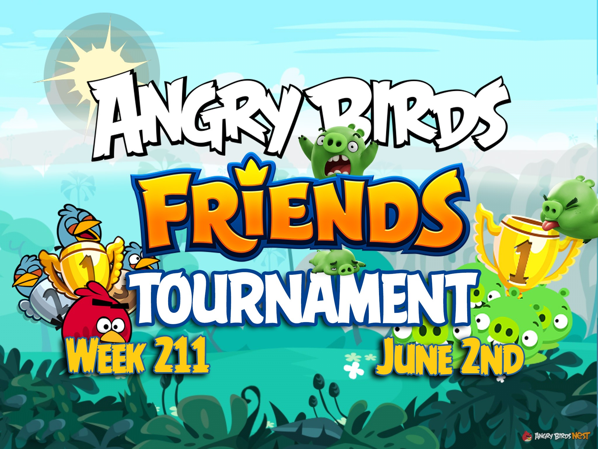 Angry Birds Friends Tournament week 211 Feature Image