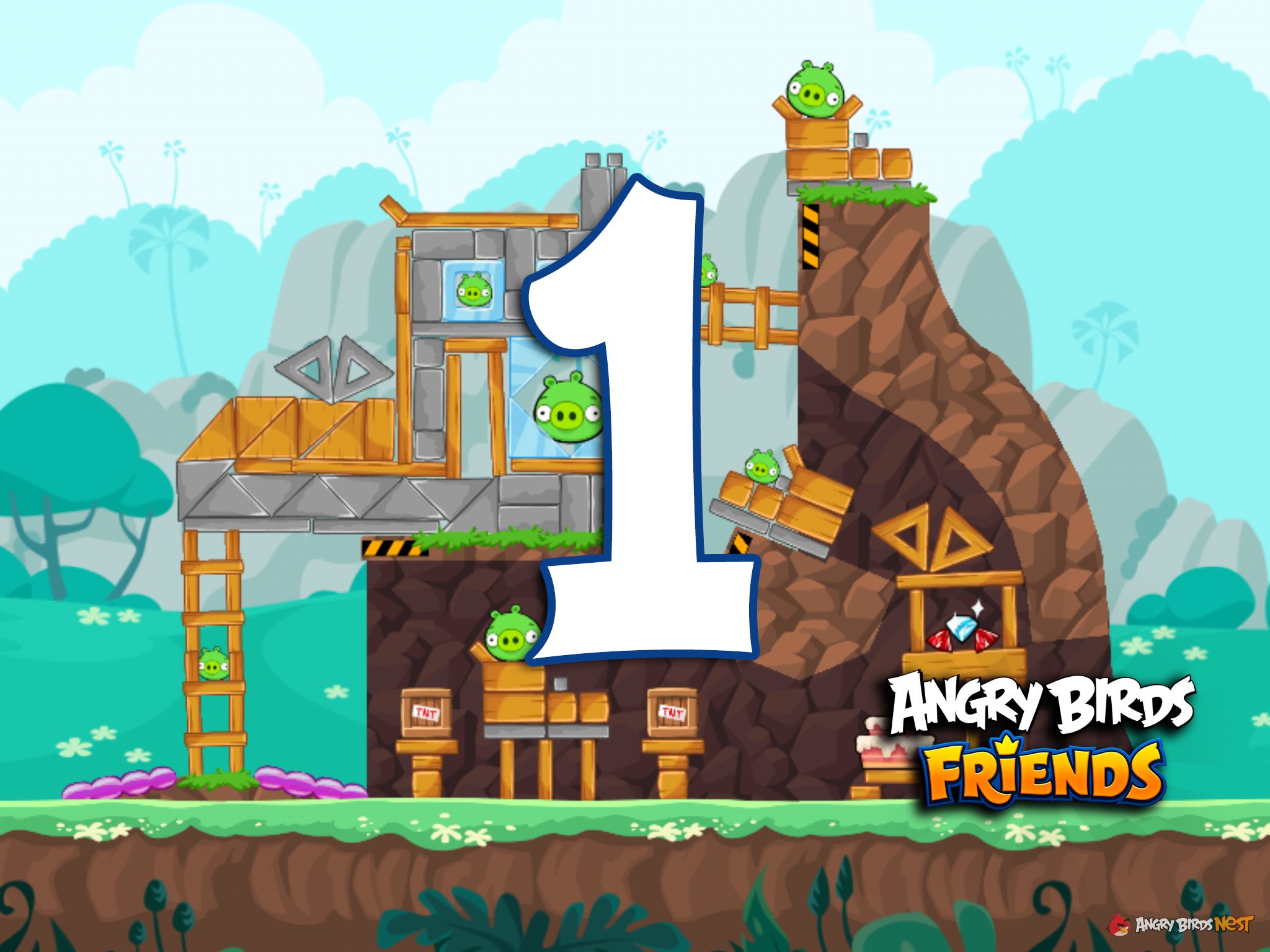 Angry Birds Friends Week 214-B Level 1
