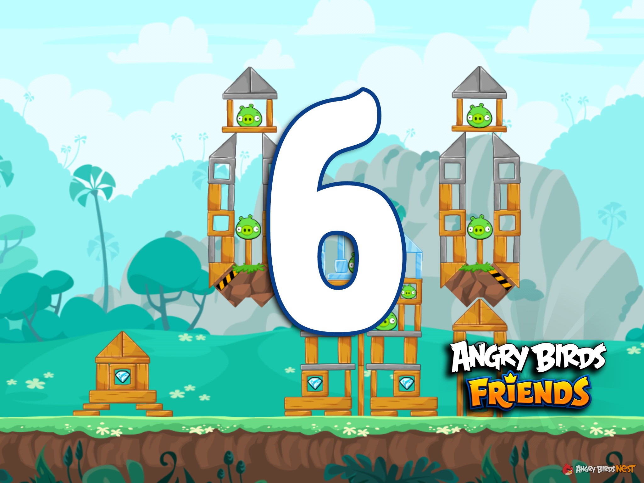 Angry Birds Friends Week 214-B Level 6