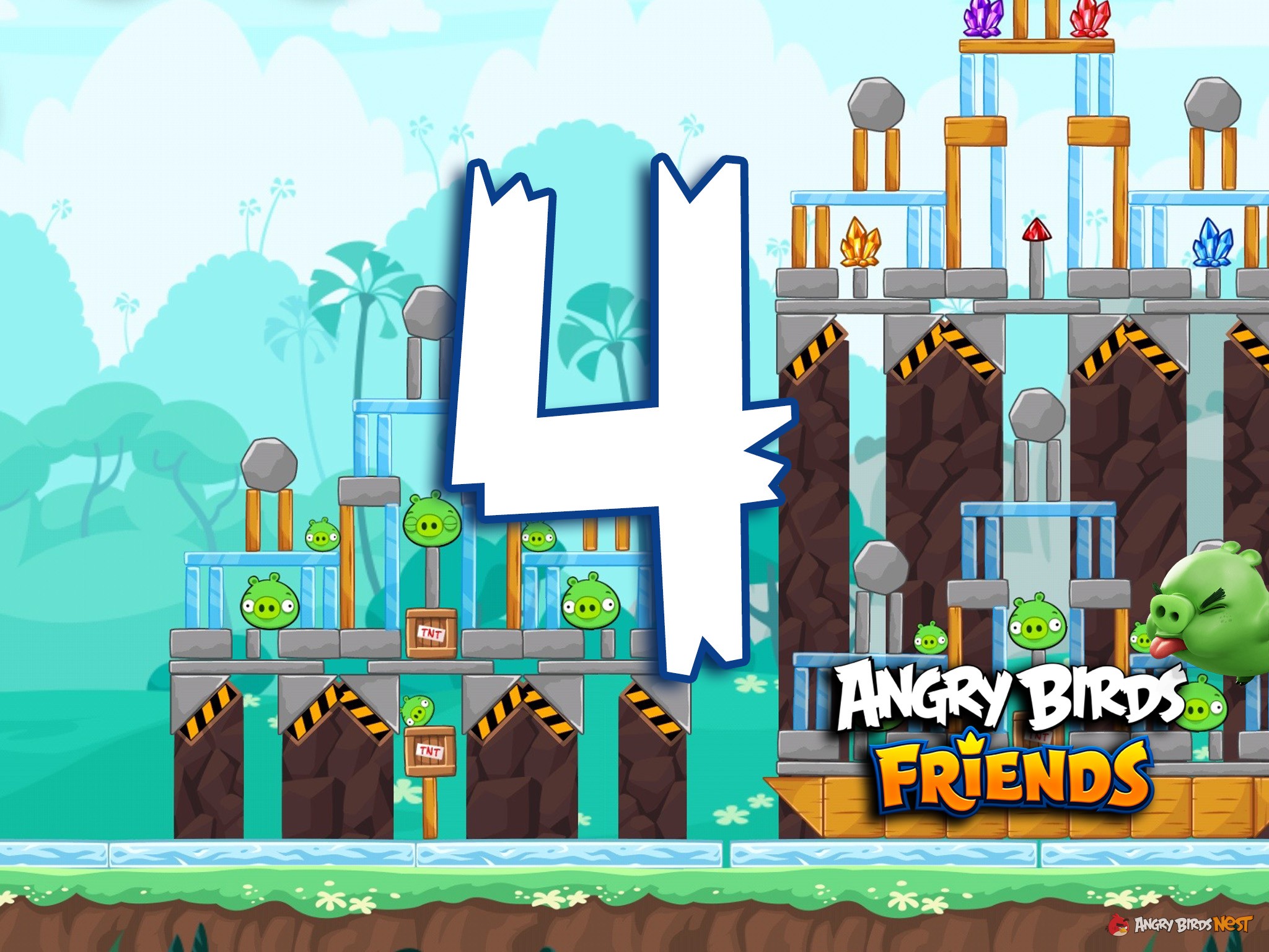 Angry Birds Friends Week 214A Level 4