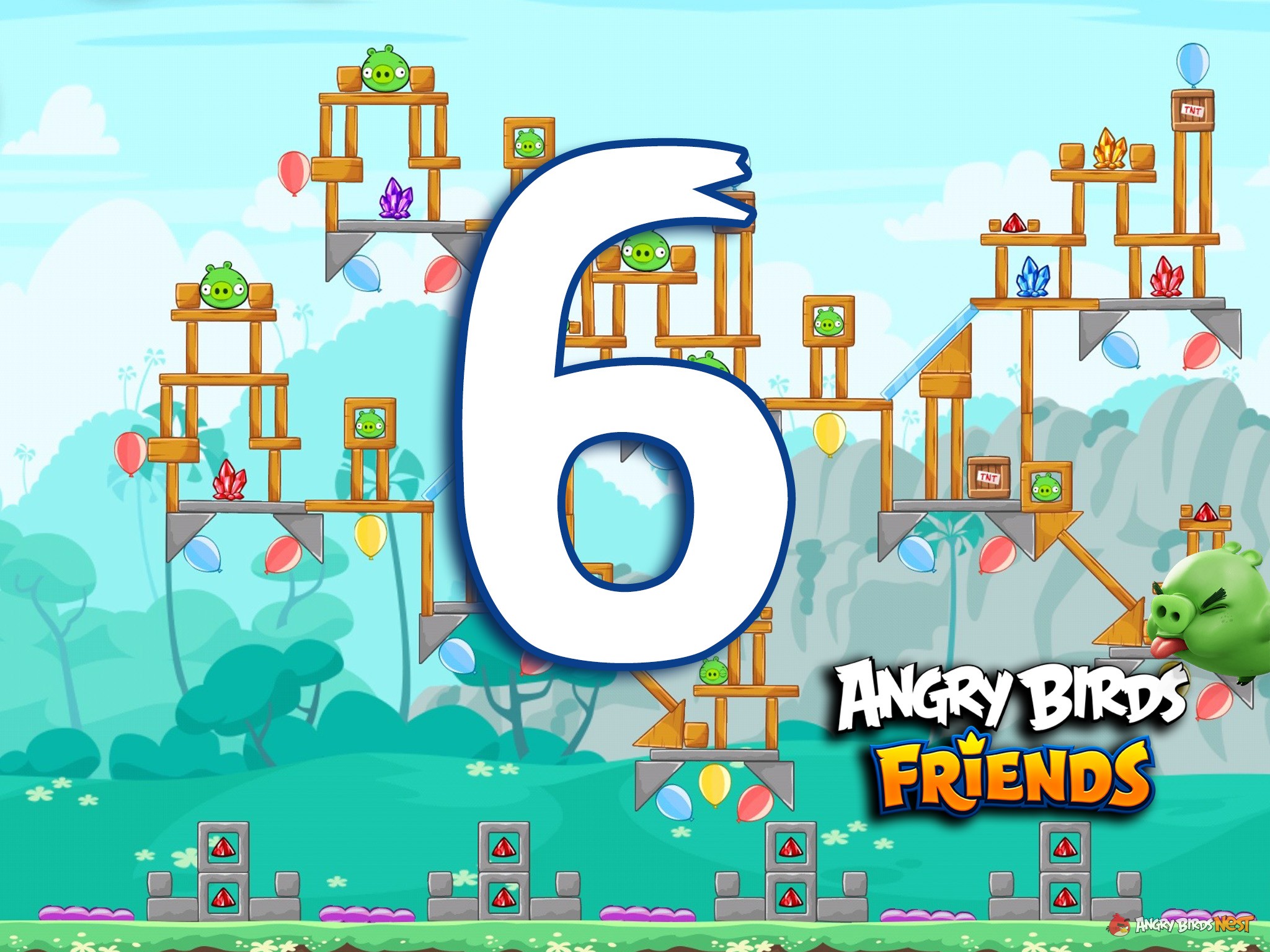 Angry Birds Friends Week 214A Level 6