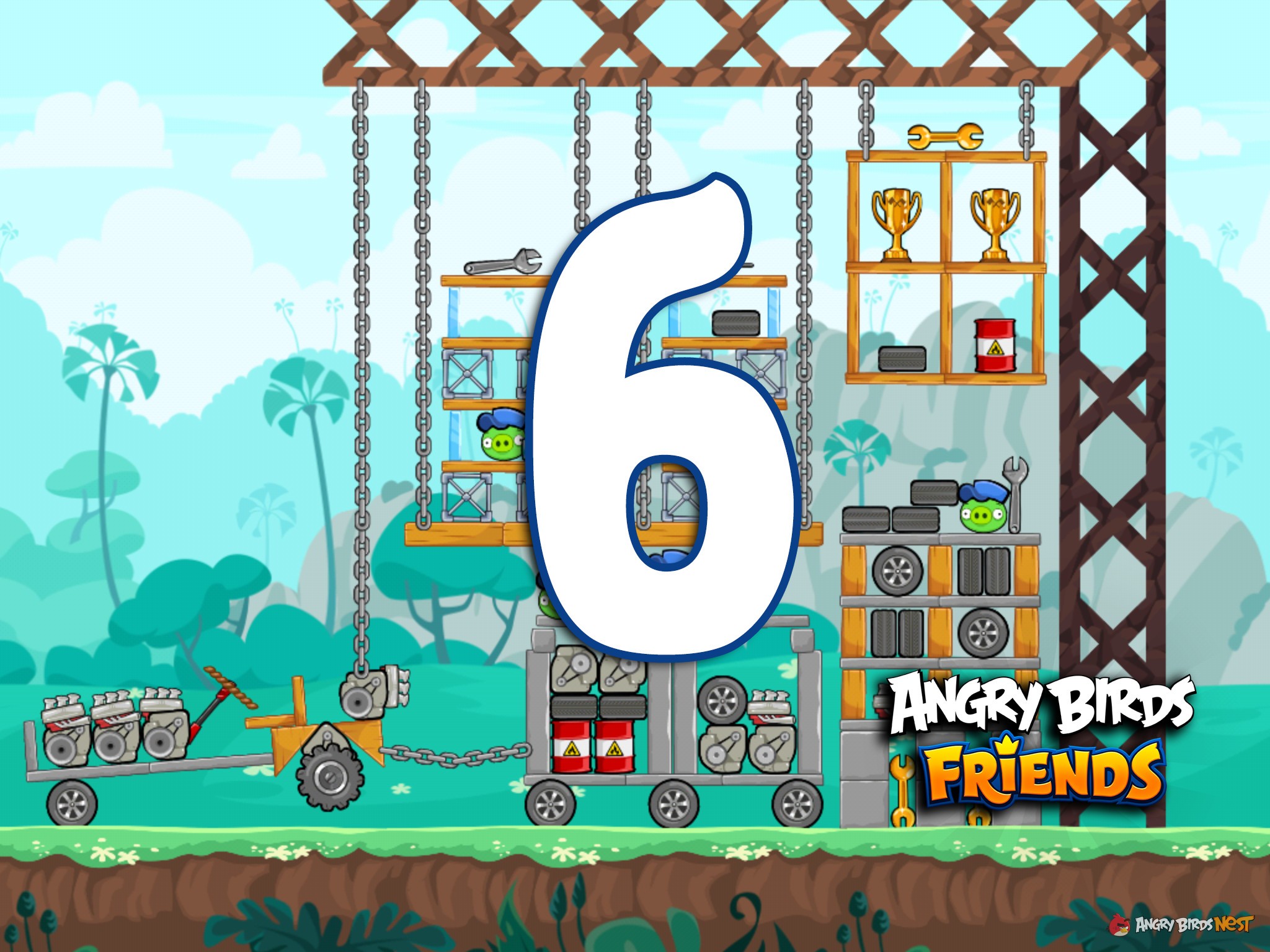 Angry Birds Friends Week 215-A Level 6