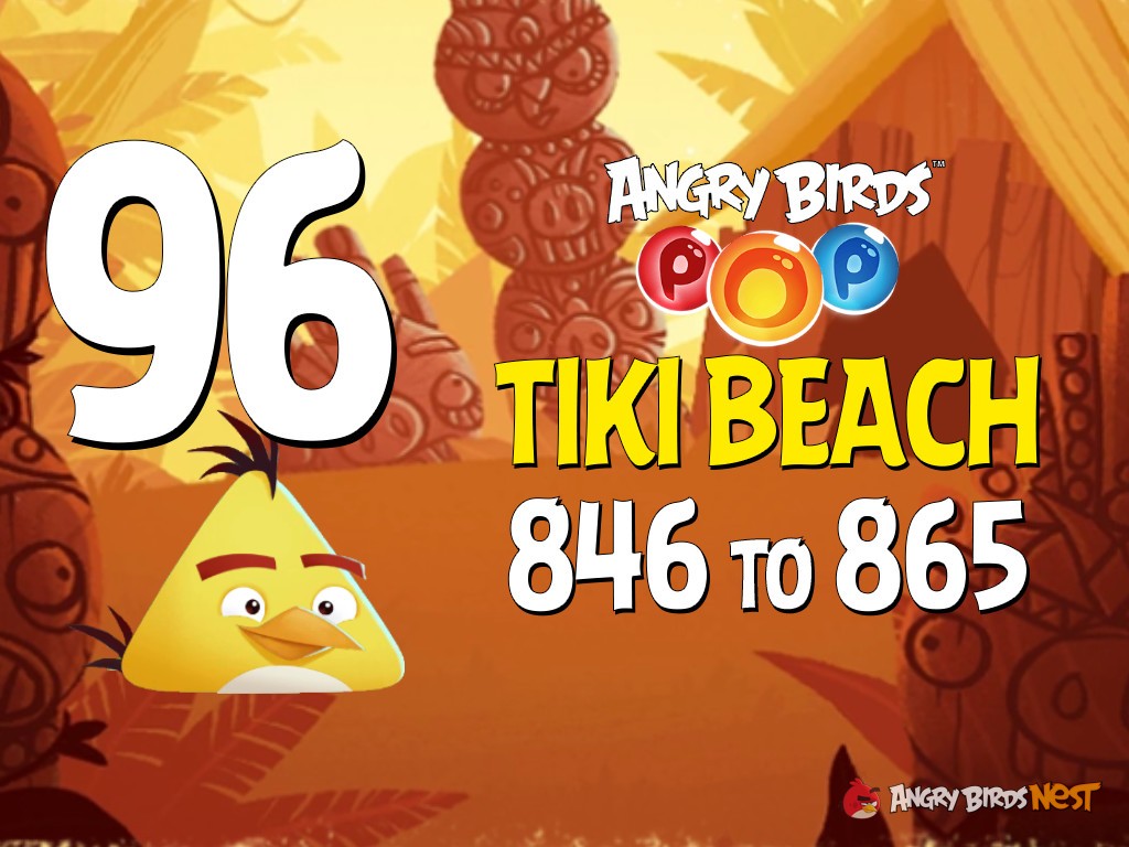 Angry Birds POP! Part 96 - Levels 846 to 865 - Tiki Beach