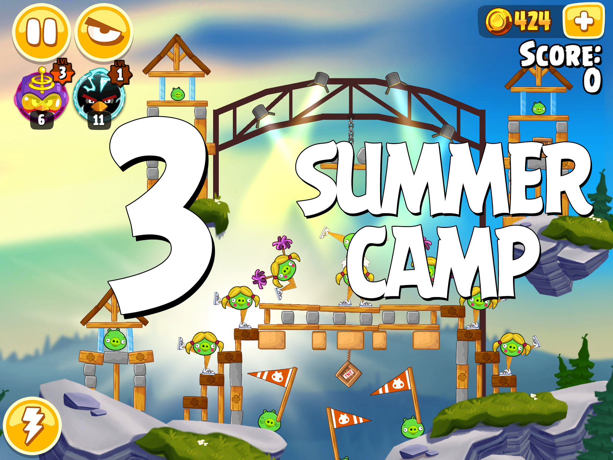 Angry-Birds-Seasons-Summer-Camp-Level-3