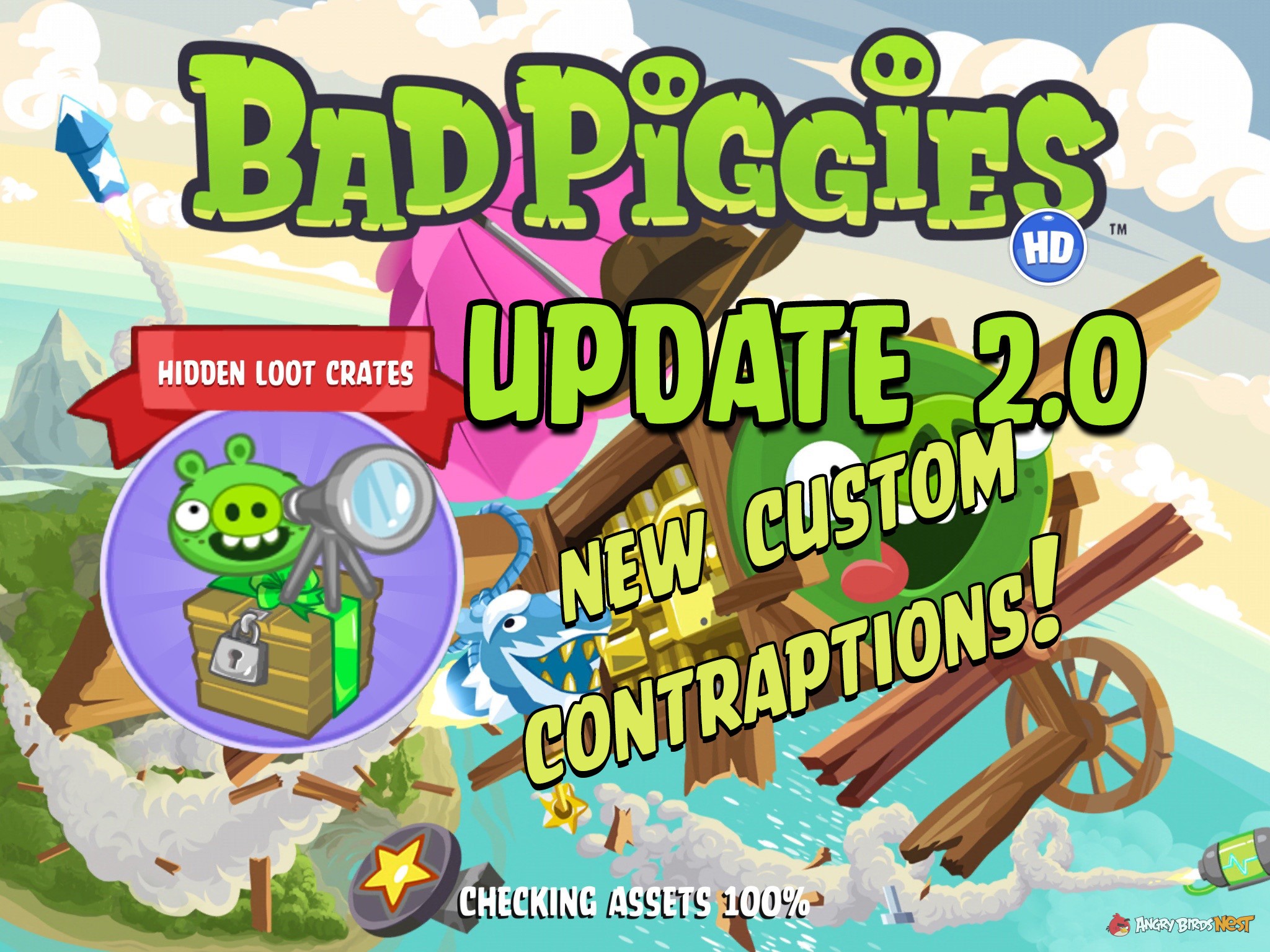 Bad Piggies Update Custom Cobtraptions