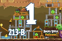 Angry Birds Friends 2016 Knights of the Golden Egg Tournament 213-A Level 1 Walkthroughs