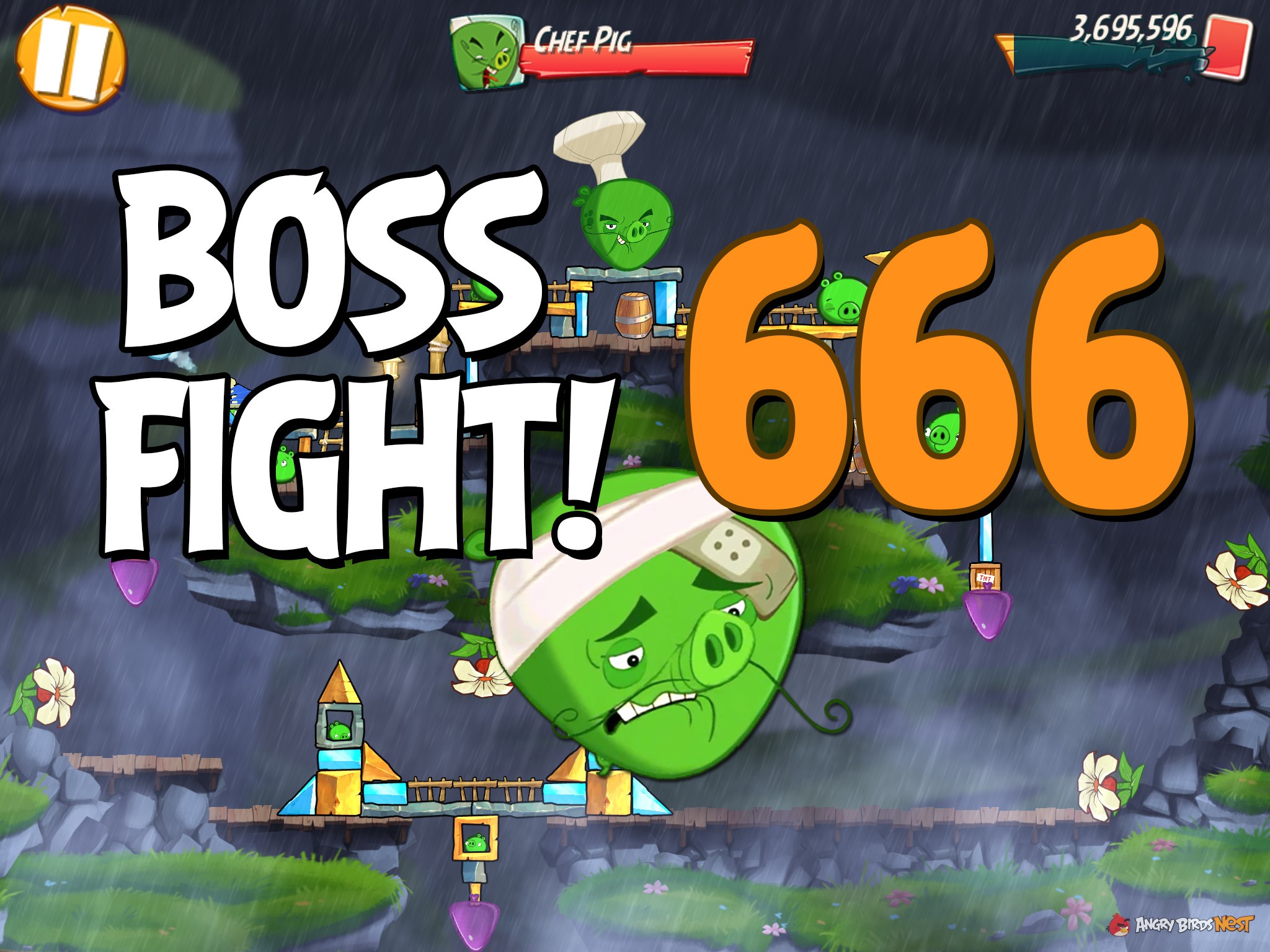 Angry Birds 2 Boss Fight Level 666